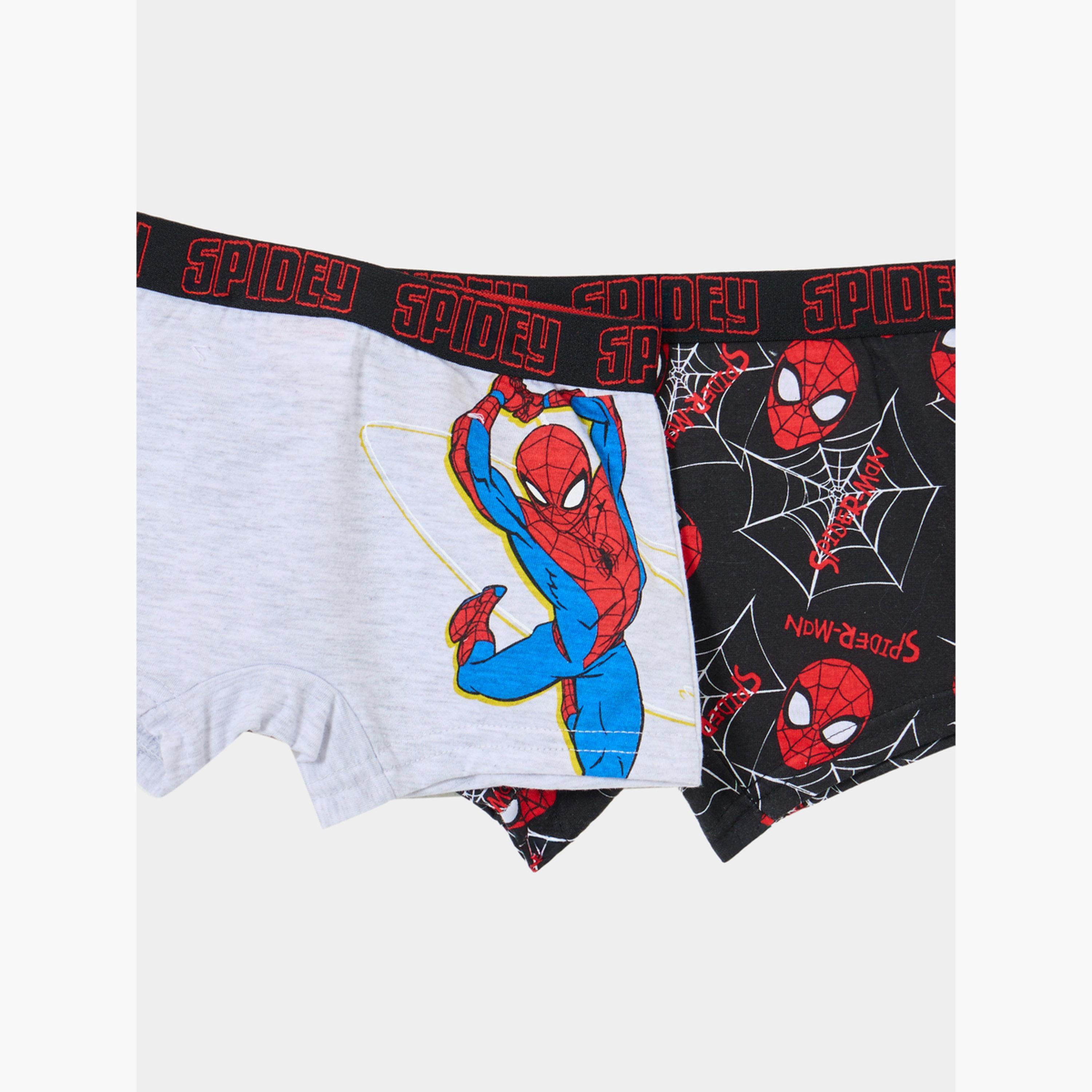 Styli Pack of 2 - Boys Spider-Man Print Briefs-boys-clothing-innerwear-image-4