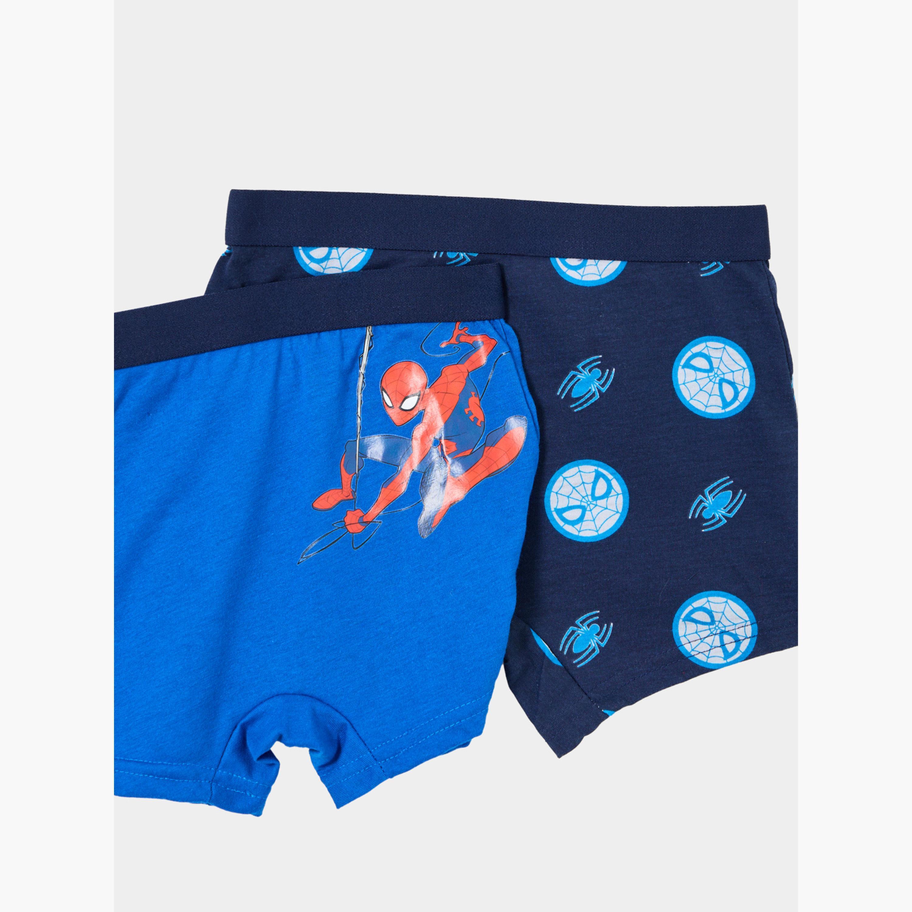Styli Pack of 2 - Boys Spider-Man Print Briefs-boys-clothing-innerwear-image-4