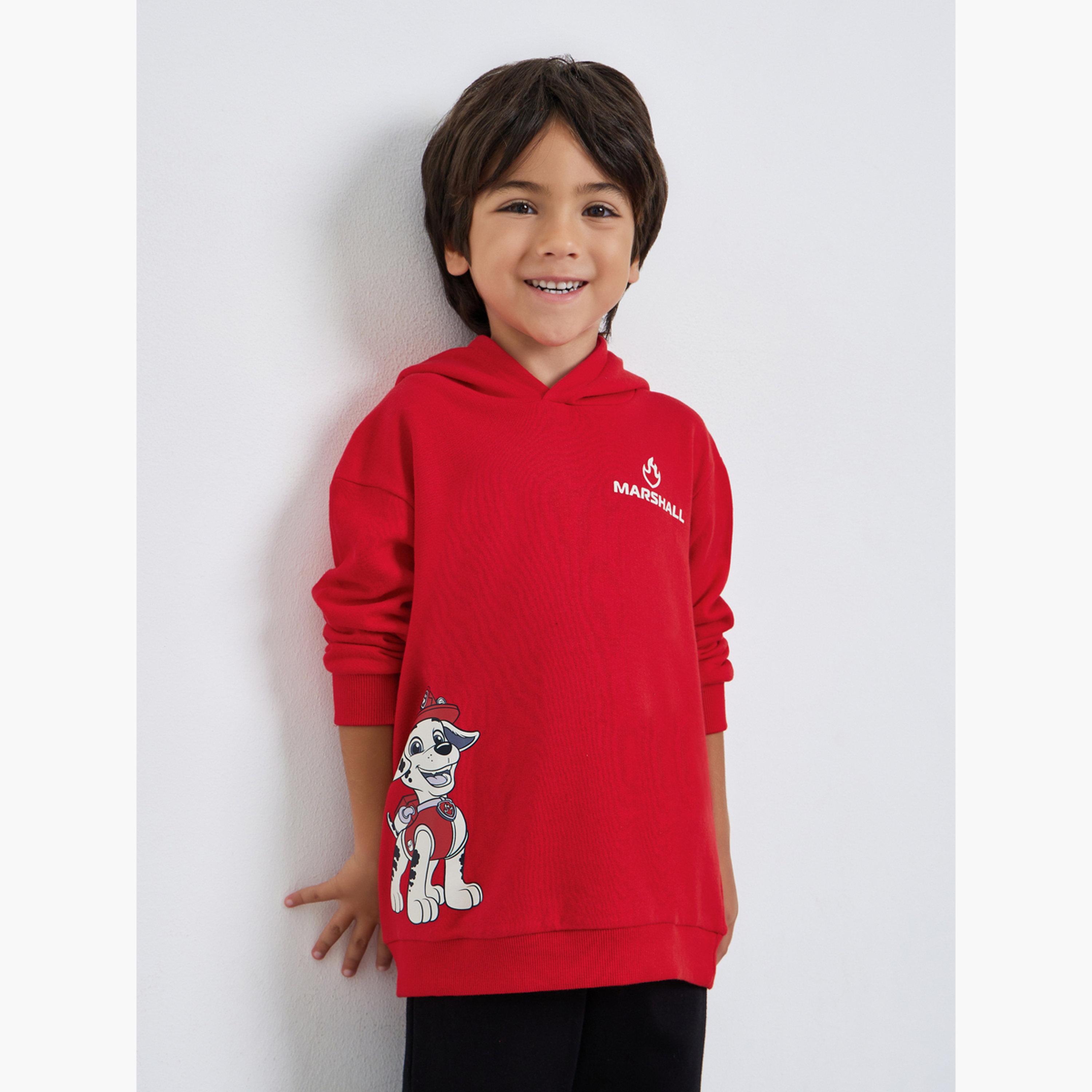 هودي قطني بطبعة باو باترول-boys-clothing-sweatshirts-image-1