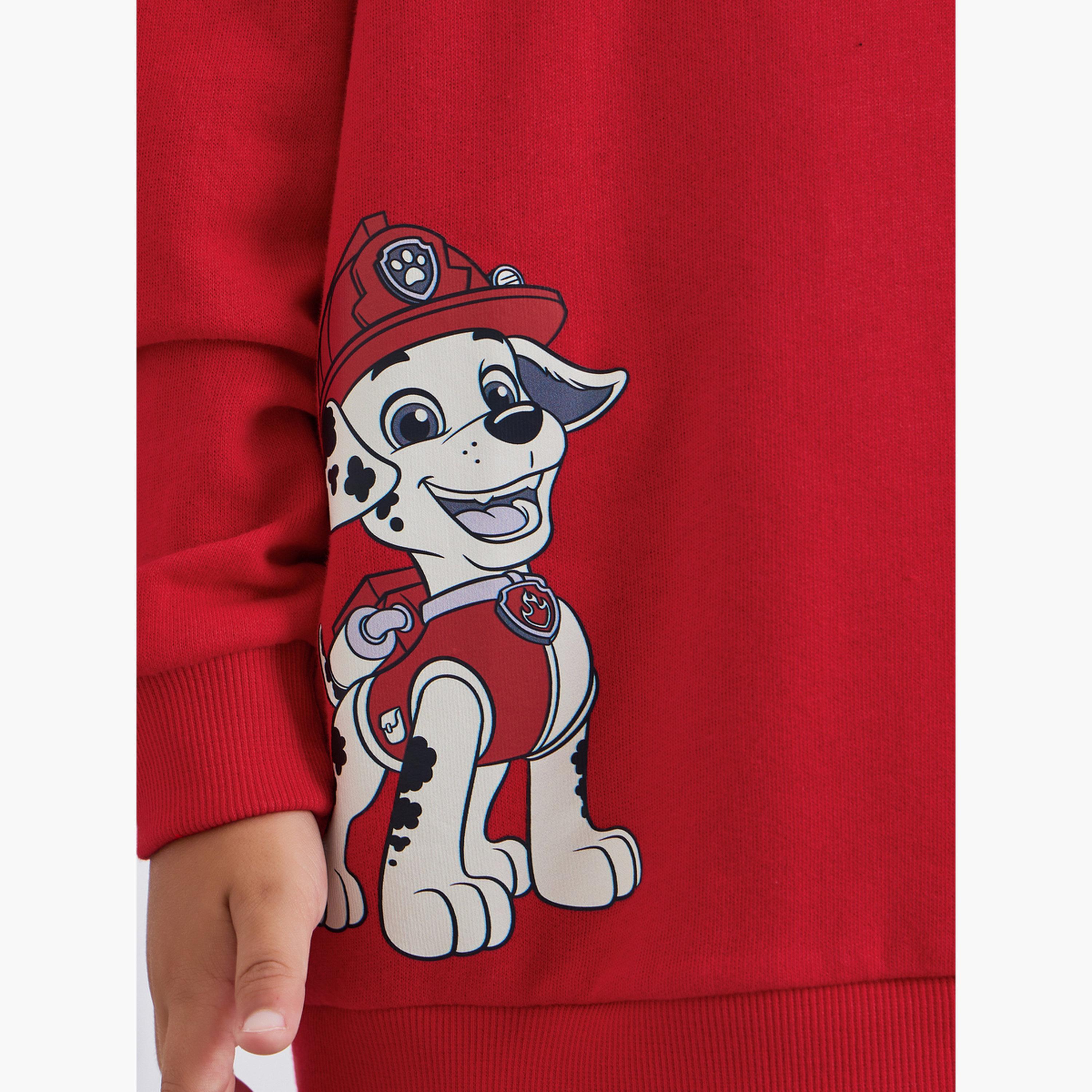 هودي قطني بطبعة باو باترول-boys-clothing-sweatshirts-image-4