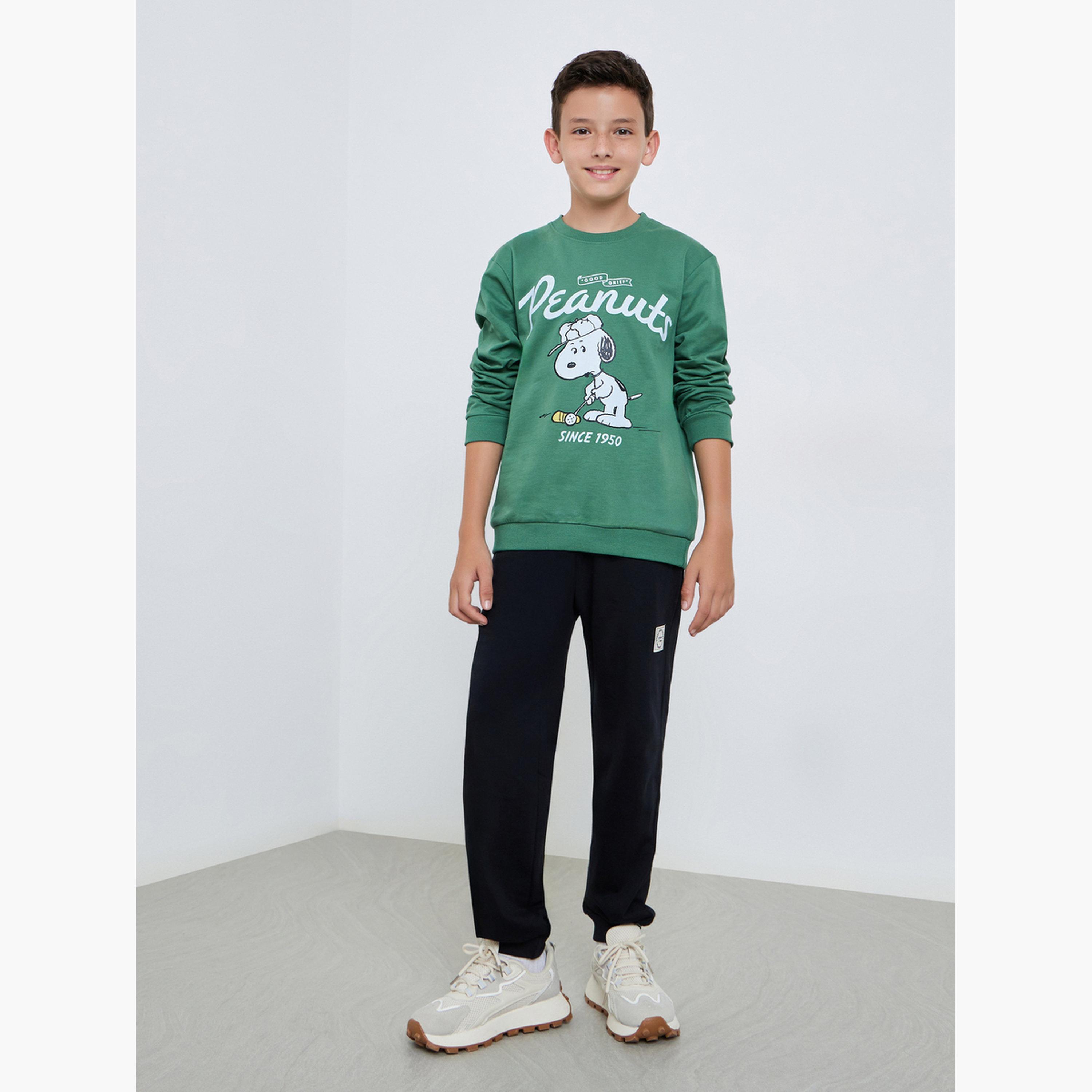 سويت شيرت قطني بطبعة جرافيك بيناتس-boys-clothing-sweatshirts-image-2