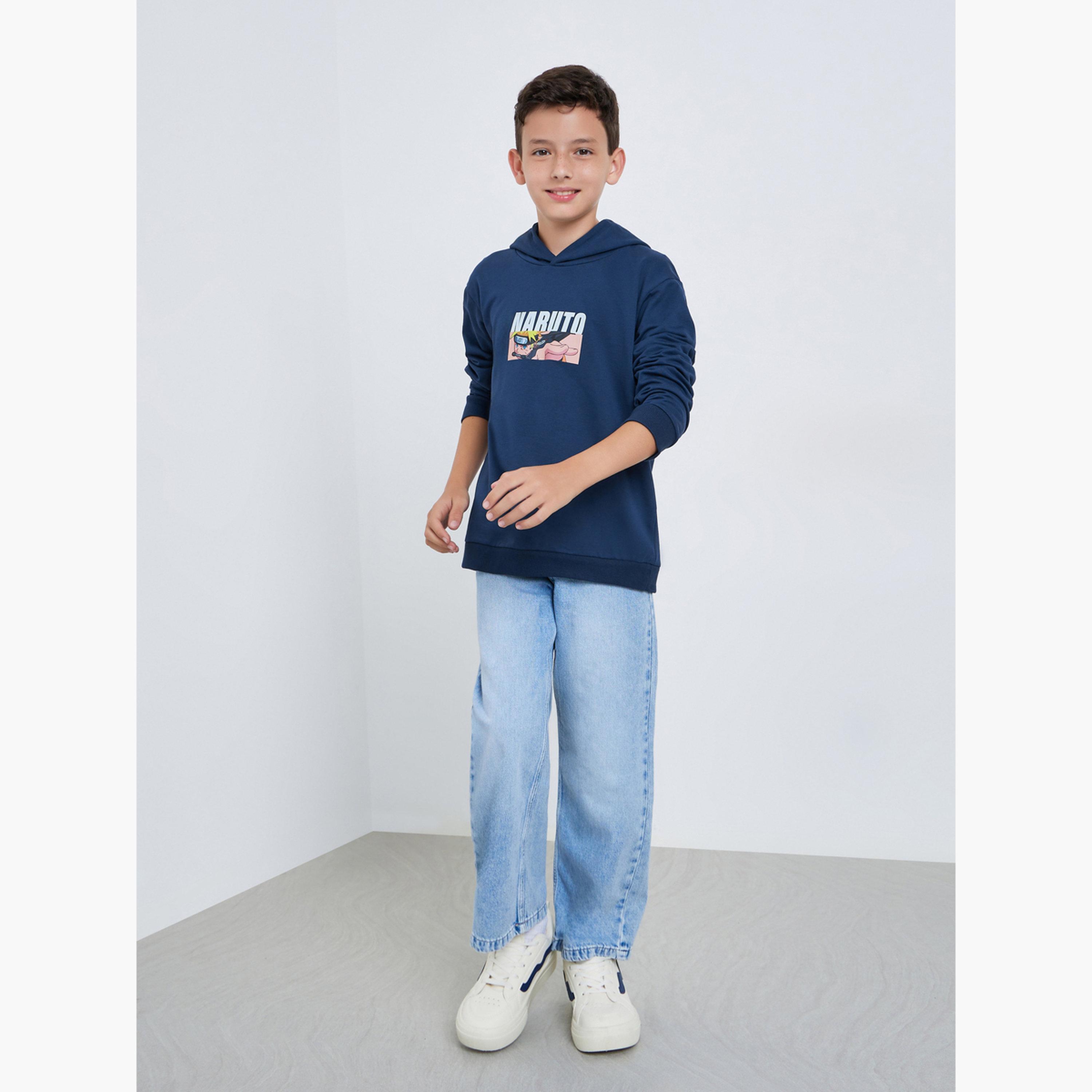 هودي قطني بطبعة جرافيك ناروتو-boys-clothing-sweatshirts-image-2