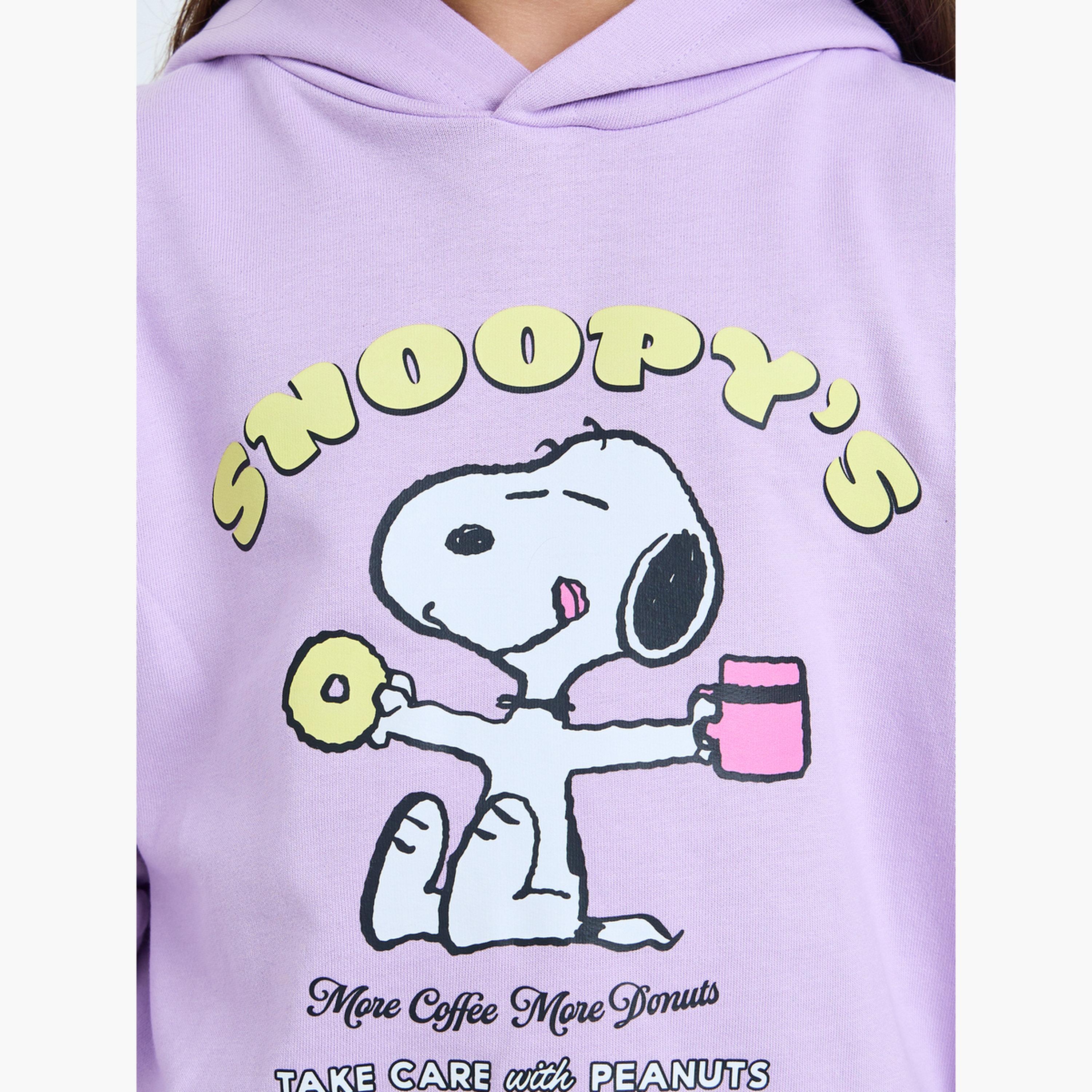 هودي بطبعة سنوبي-girls-clothing-sweatshirts-image-3