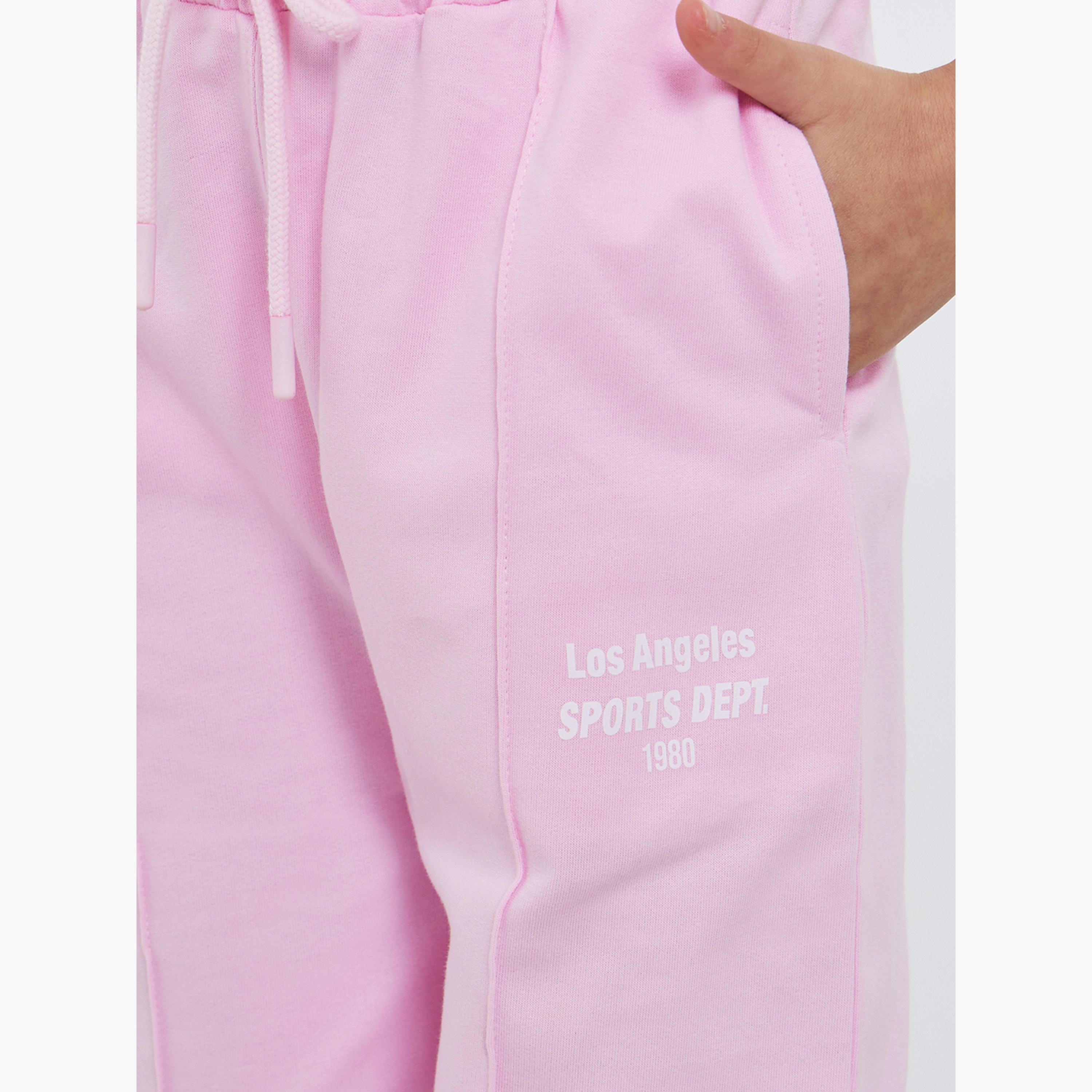 جوغر بأرجل مستقيمة وتفاصيل محزوزة-girls-clothing-bottoms-joggersandtrackpants-image-3