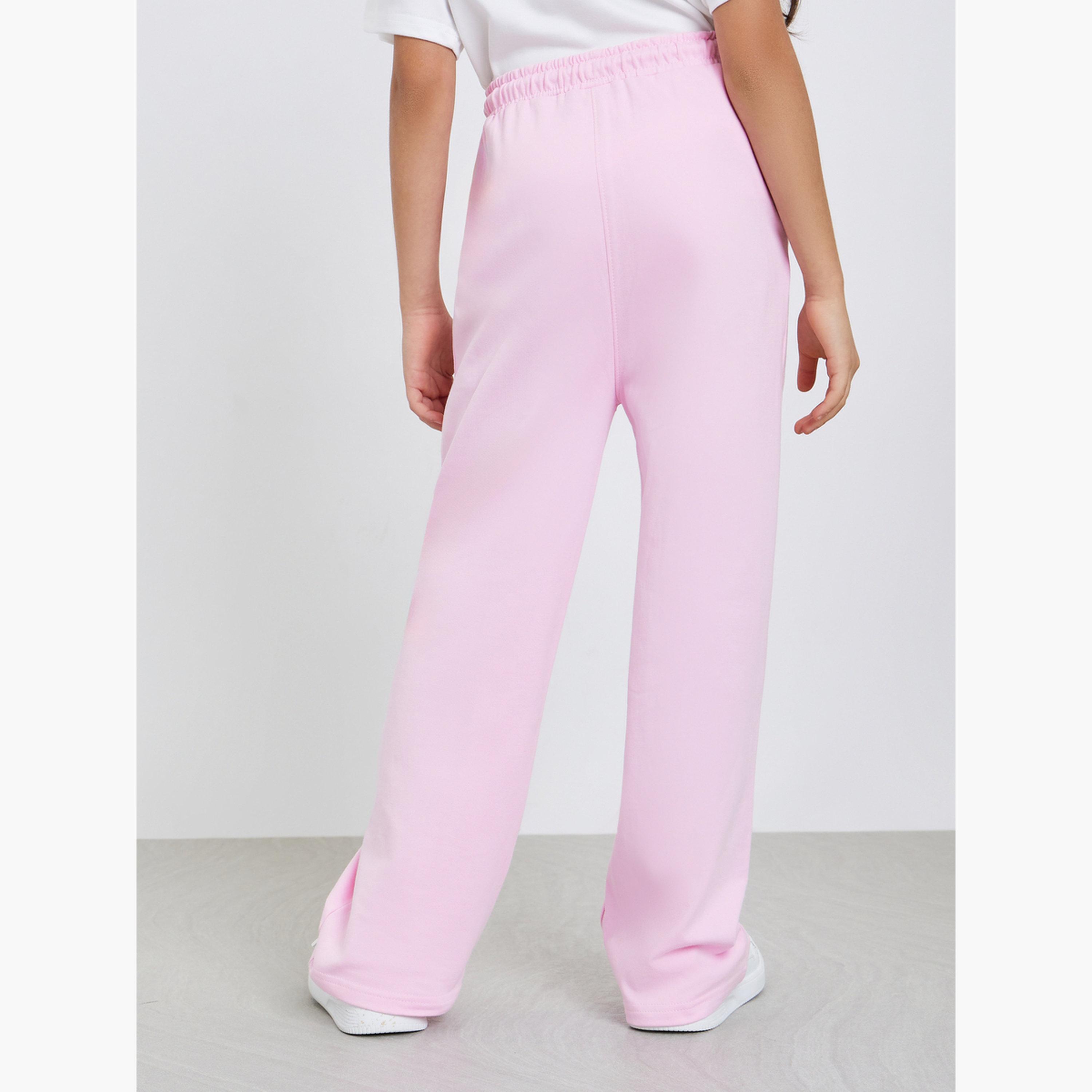 جوغر بأرجل مستقيمة وتفاصيل محزوزة-girls-clothing-bottoms-joggersandtrackpants-image-4