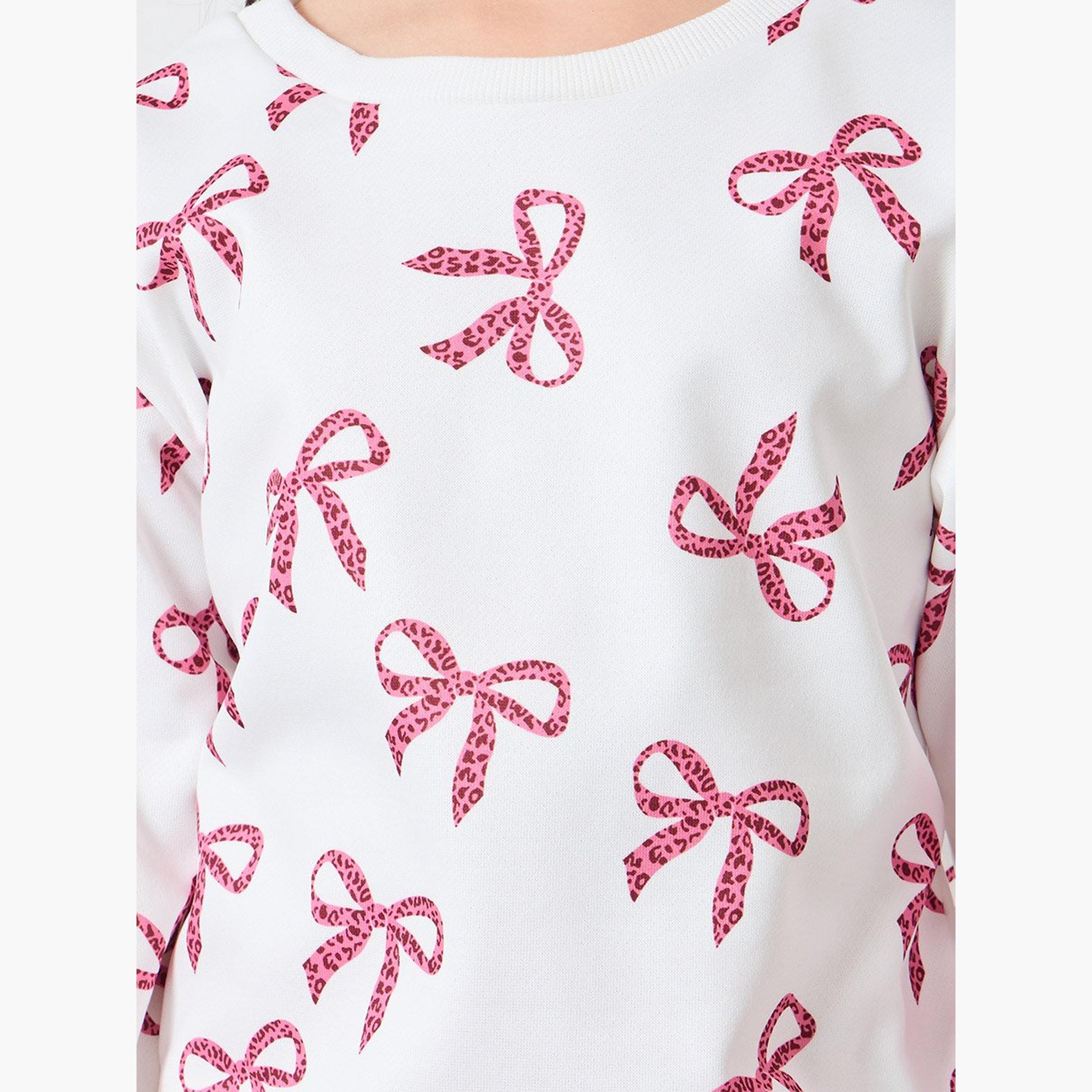 Styli Girls All-Over Printed Top and Legging Set-girls-clothing-setsandcoords-image-3