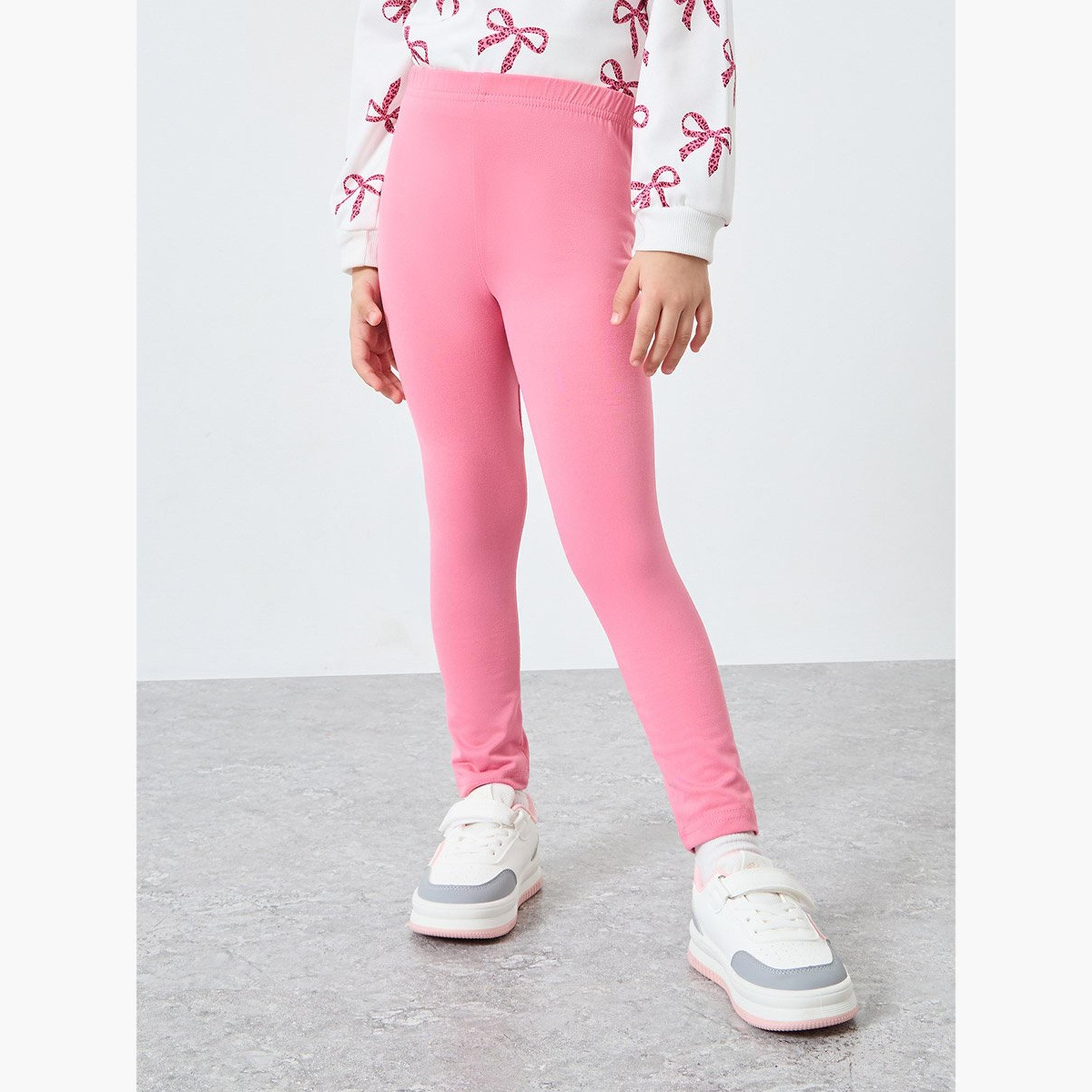 ستايلي - طقم بلوزة وسروال ضيق مطبوع بالكامل للبنات-girls-clothing-setsandcoords-image-5