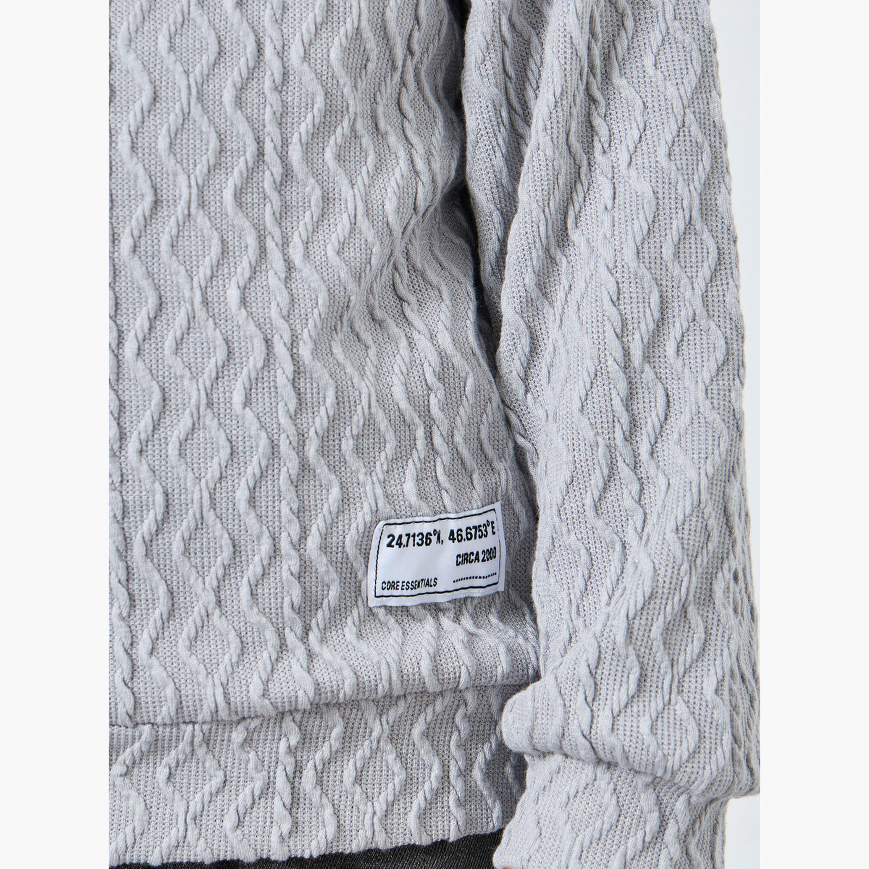 ستايلي - سويت شيرت رمادي محبوك للأولاد-boys-clothing-sweatshirts-image-3