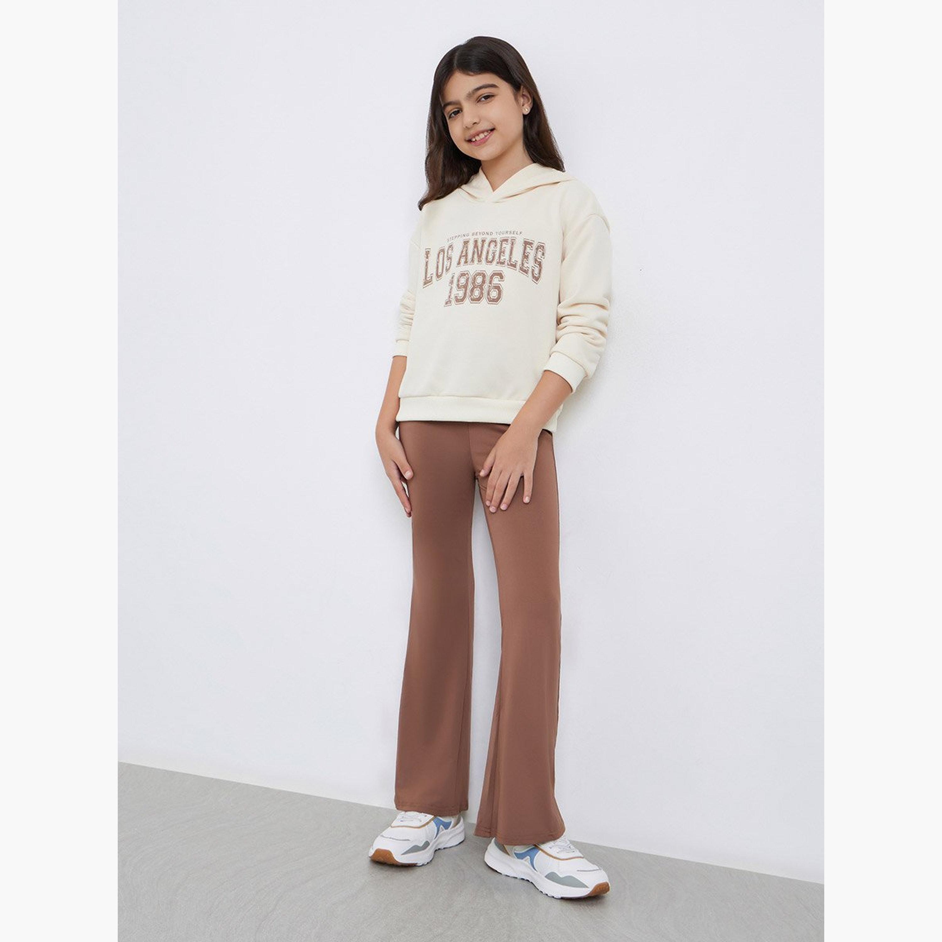 ستايلي - طقم هودي بطبعة خطية وبنطال ضيق واسع-girls-clothing-setsandcoords-image-1