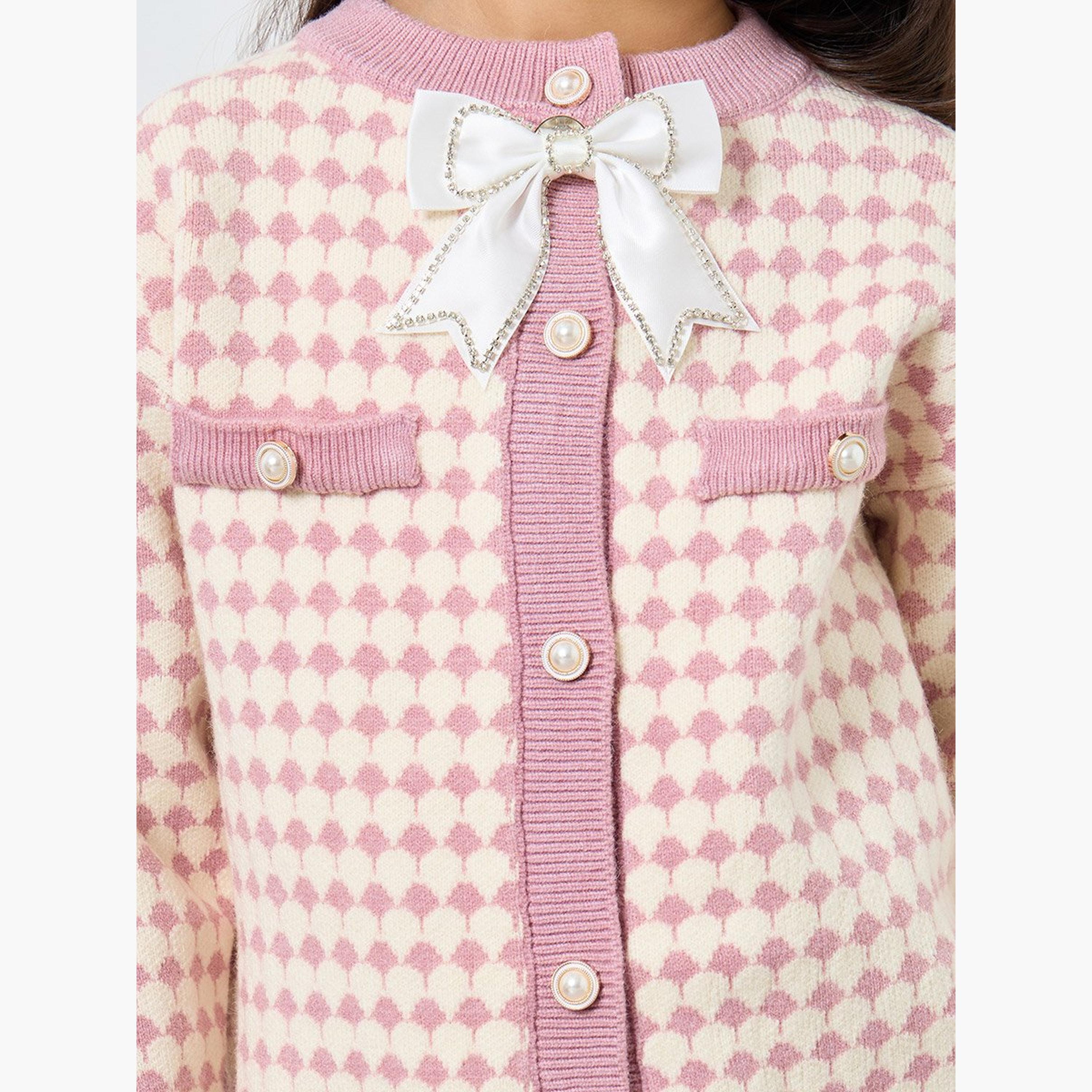 مجموعة من بلوزة وكارديجان بتفاصيل محبوكة-girls-clothing-setsandcoords-image-3