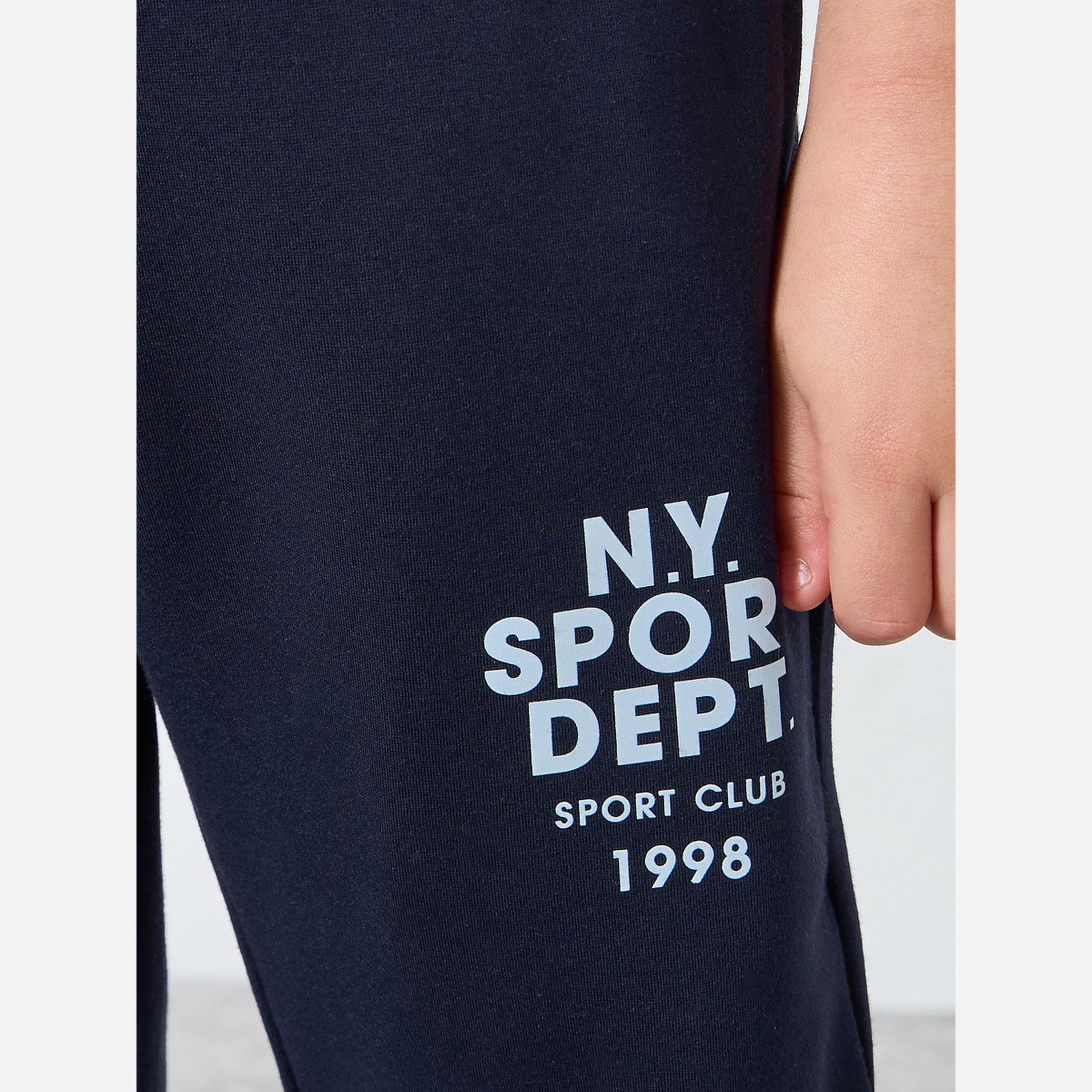 Styli Boys Elasticated Cuff Printed Joggers-boys-clothing-bottoms-joggersandtrackpants-image-4