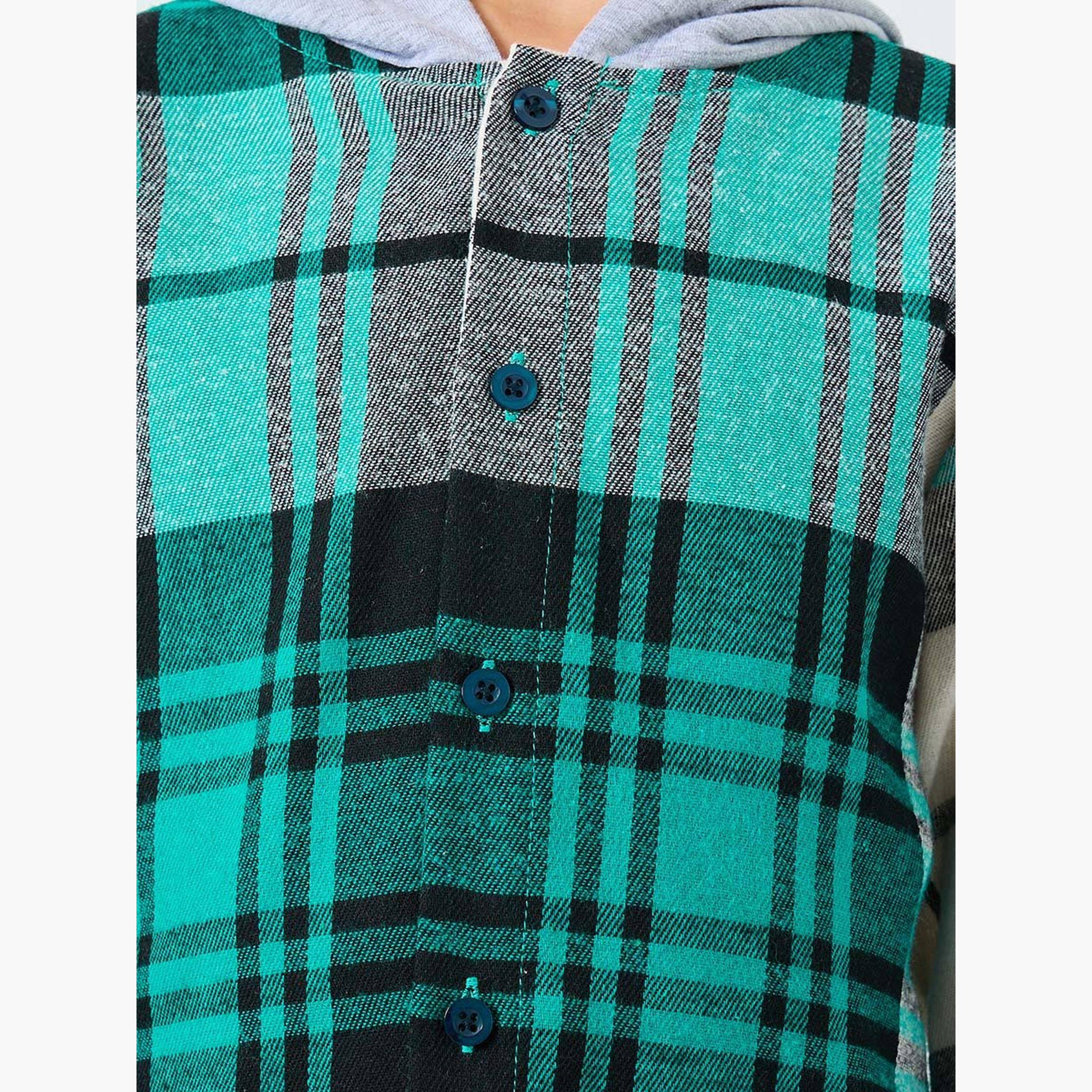 مجموعة من بنطال كارجو وقميص بياقة هودي-boys-clothing-setsandcoords-image-3