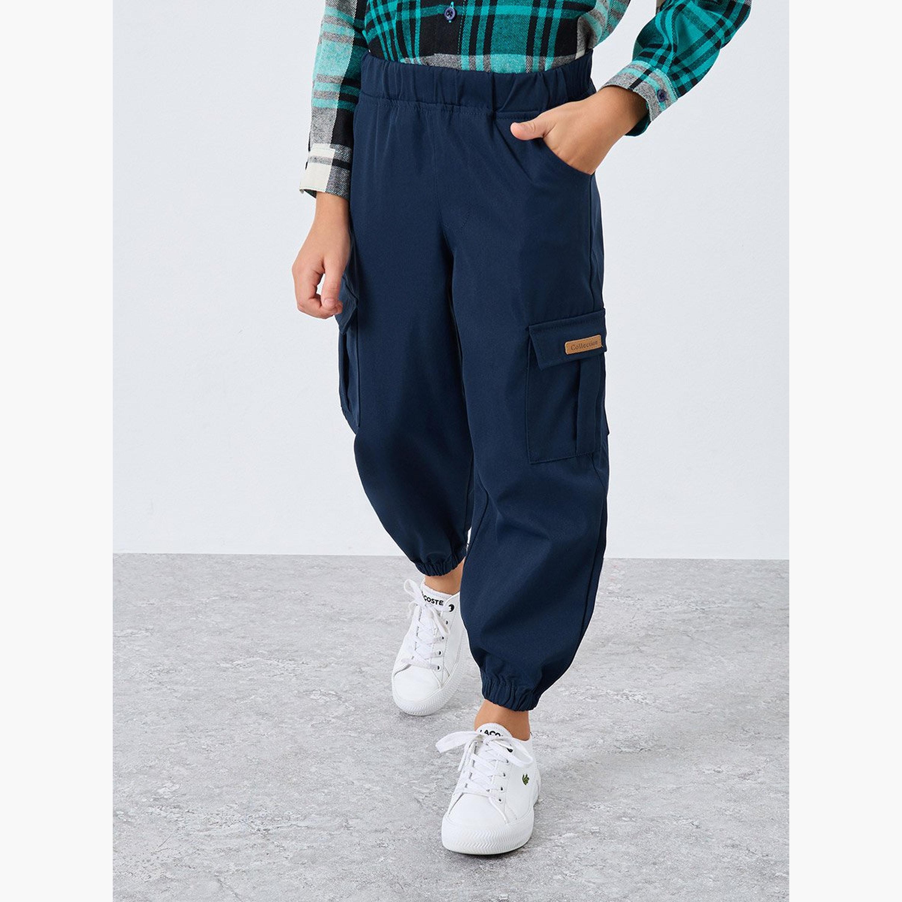 مجموعة من بنطال كارجو وقميص بياقة هودي-boys-clothing-setsandcoords-image-5