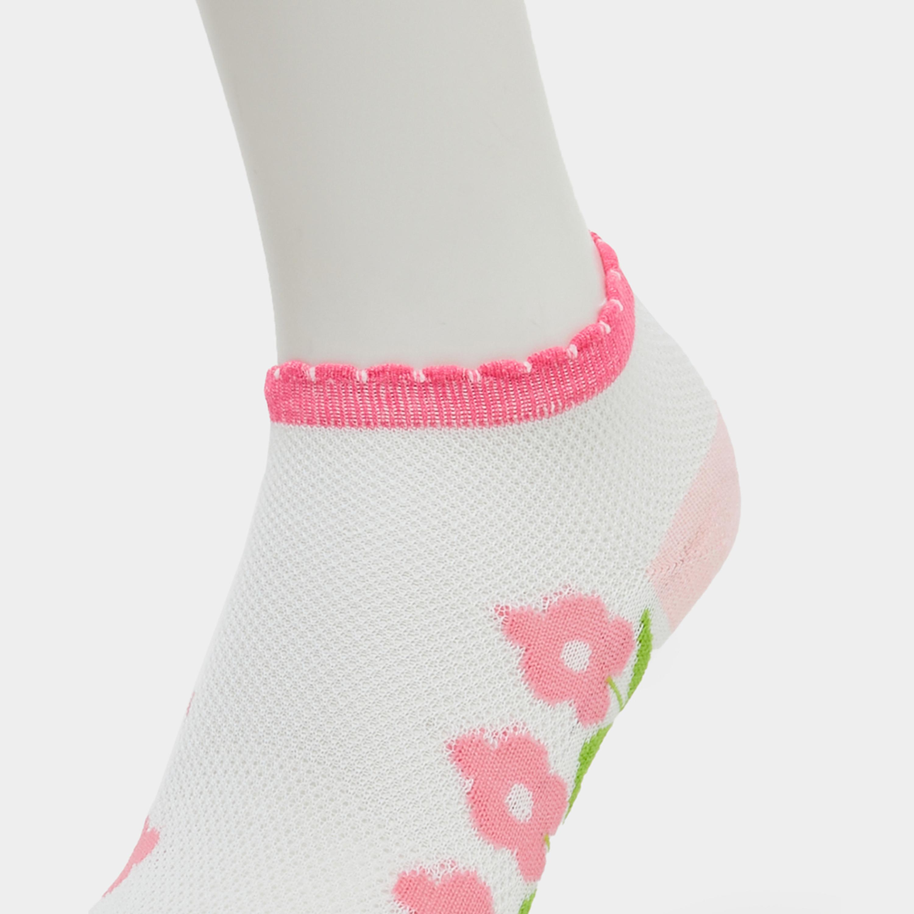 ستايلي - عبوة من 5 جوارب رسومية برسومات أرنب للبنات-girls-accessories-socks-image-5
