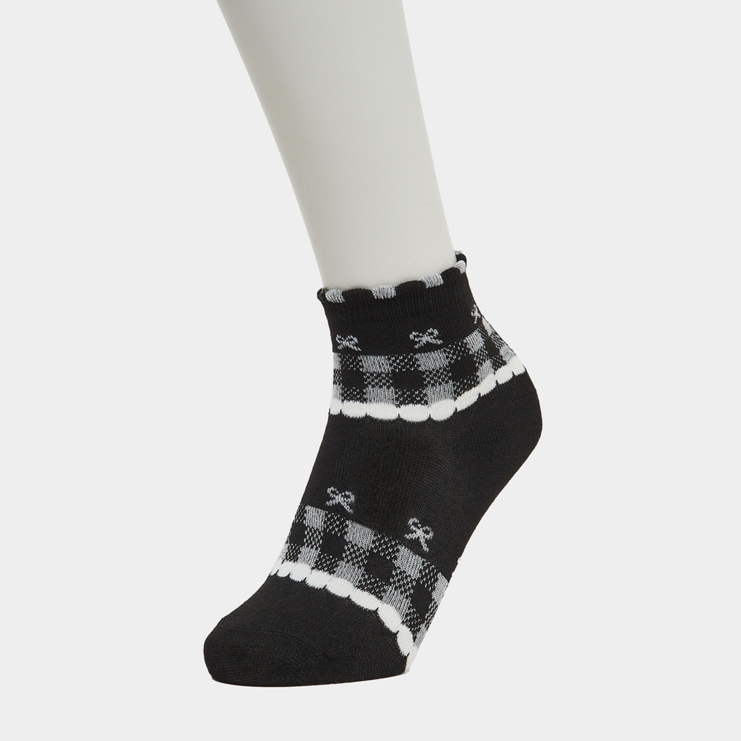 ستايلي - عبوة من 5 جوارب بنقشة فيونكة للبنات-girls-accessories-socks-image-2