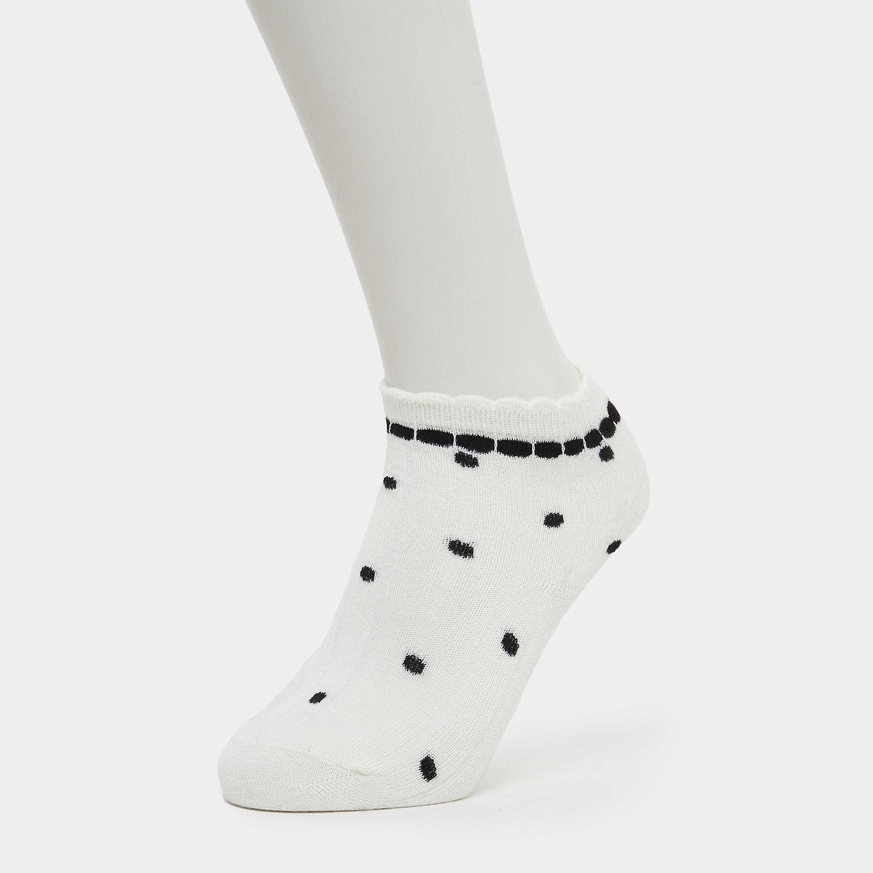 ستايلي - عبوة من 5 جوارب بنقشة فيونكة للبنات-girls-accessories-socks-image-4