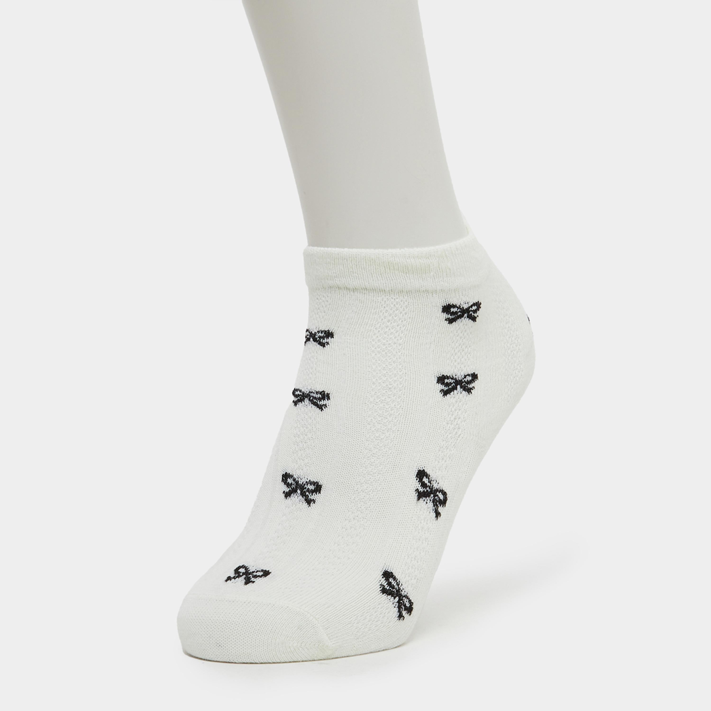 ستايلي - عبوة من 5 جوارب بنقشة فيونكة للبنات-girls-accessories-socks-image-6