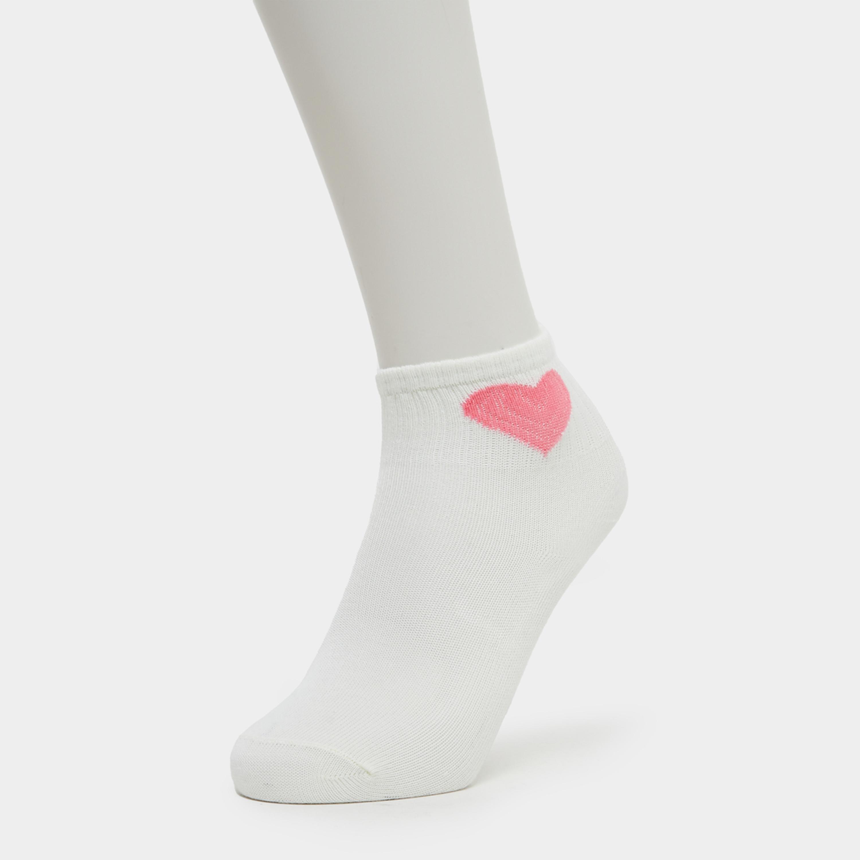 Styli Pack of 5 - Girls Heart Pattern Socks-girls-accessories-socks-image-6