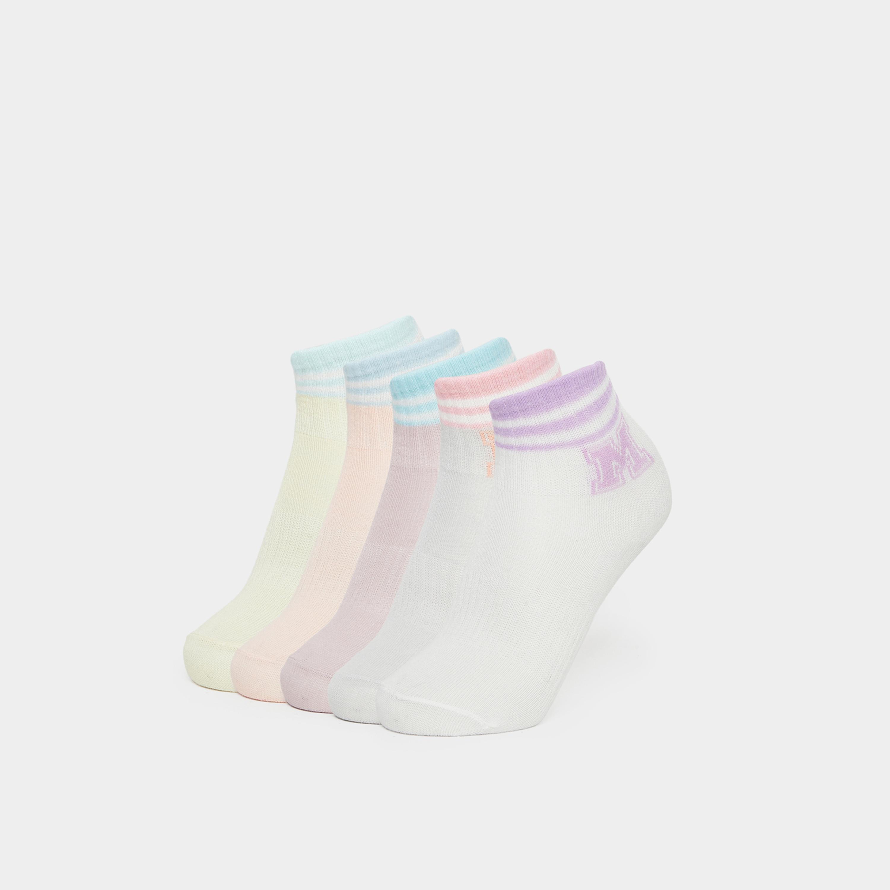 ستايلي - مجموعة من 5 جوارب مخططة للبنات-girls-accessories-socks-image-1