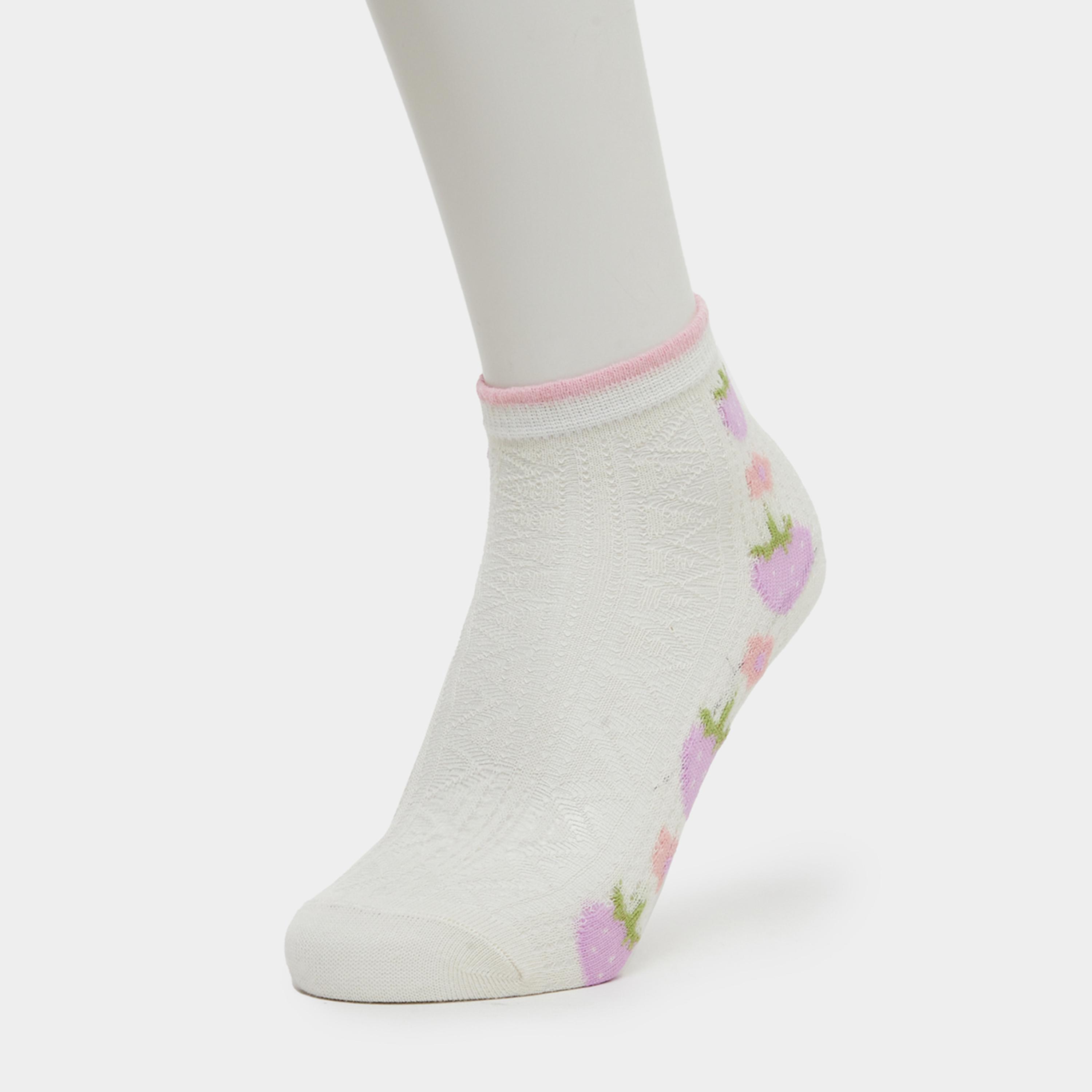 Styli Pack of 5 - Girls Flower Pattern Socks-girls-accessories-socks-image-2