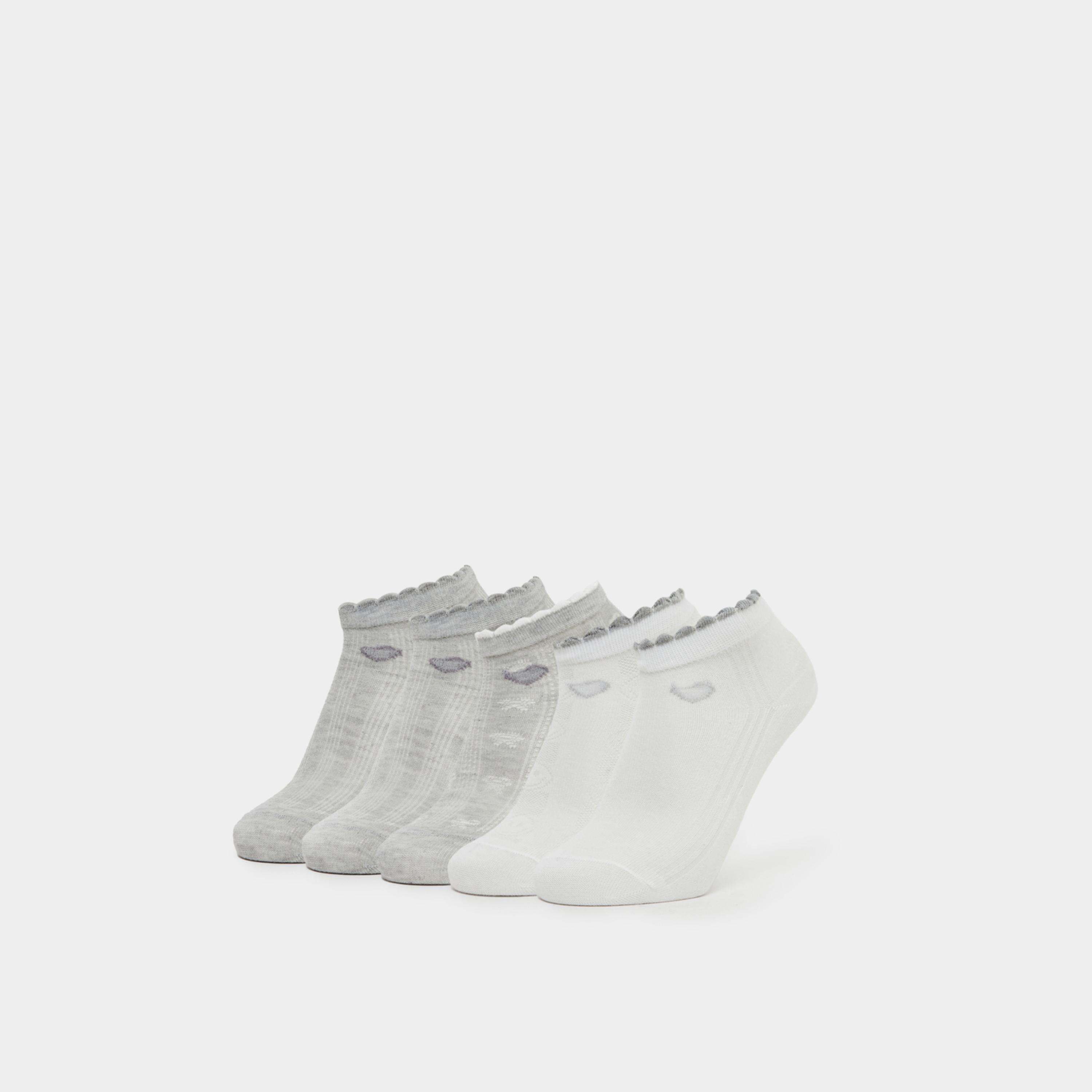 ستايلي - عبوة من 5 جوارب مضلعة متنوعة للبنات-girls-accessories-socks-image-1