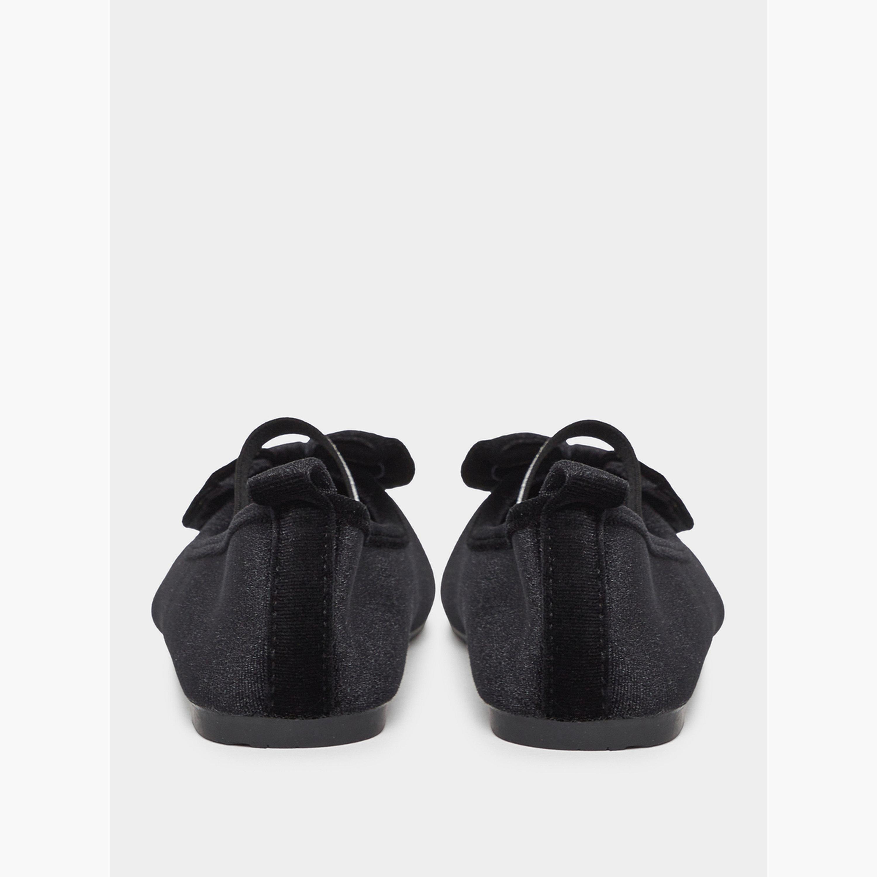 باليرينا بمظهر مخملي مع ربطة-girls-shoes-ballerinas-image-4