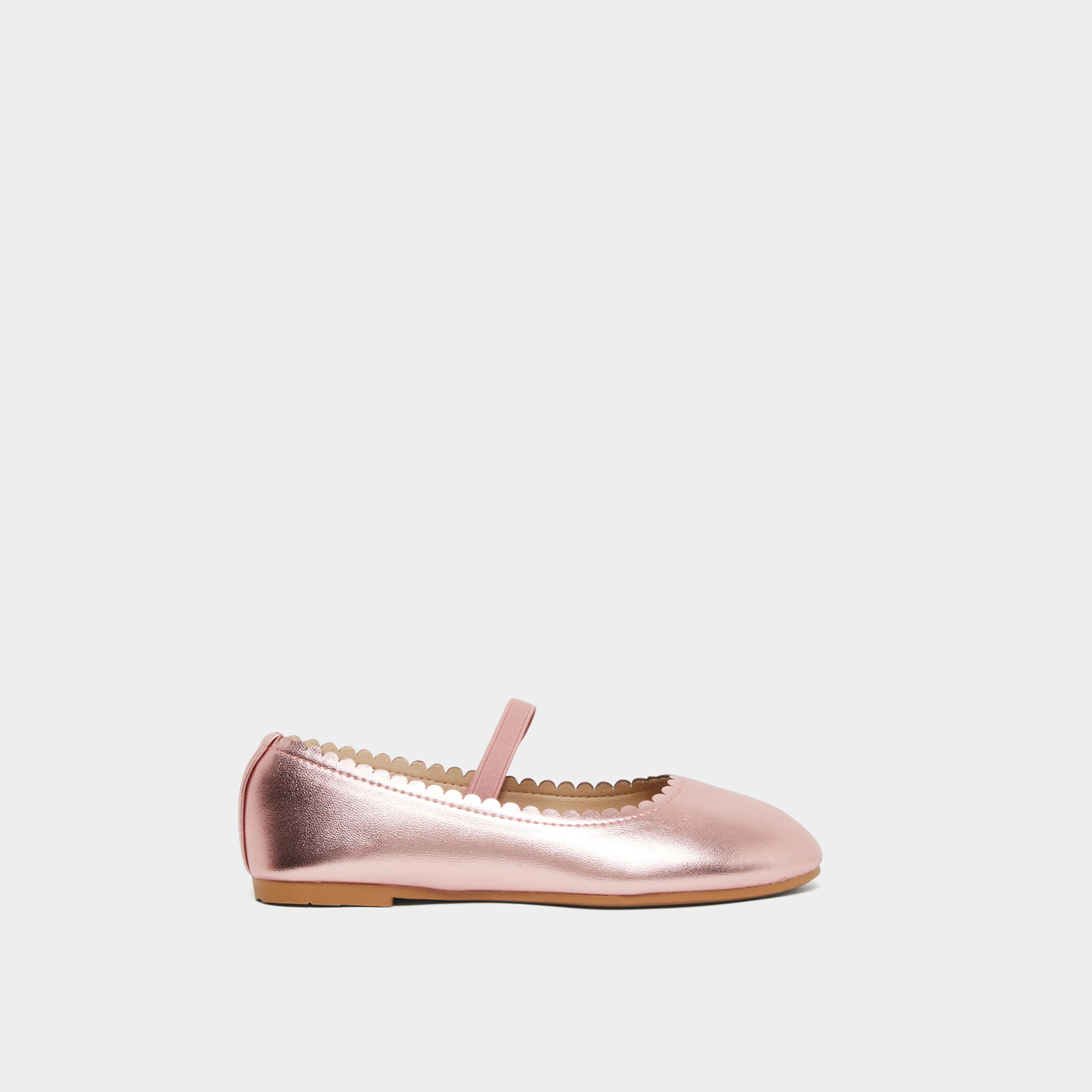 ستايلي - حذاء باليرينا برأس مستدير لامع للبنات-girls-shoes-ballerinas-image-2