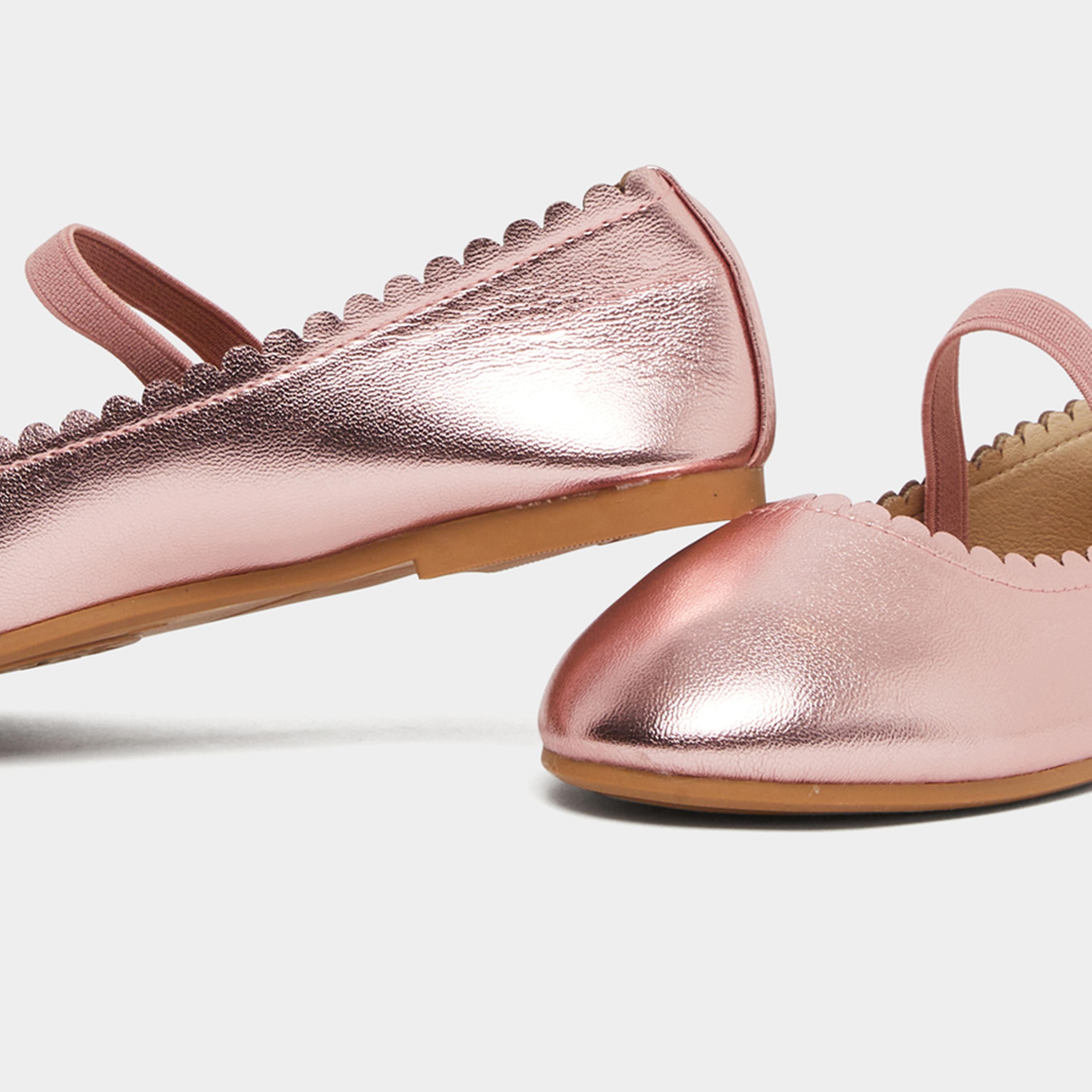 ستايلي - حذاء باليرينا برأس مستدير لامع للبنات-girls-shoes-ballerinas-image-3