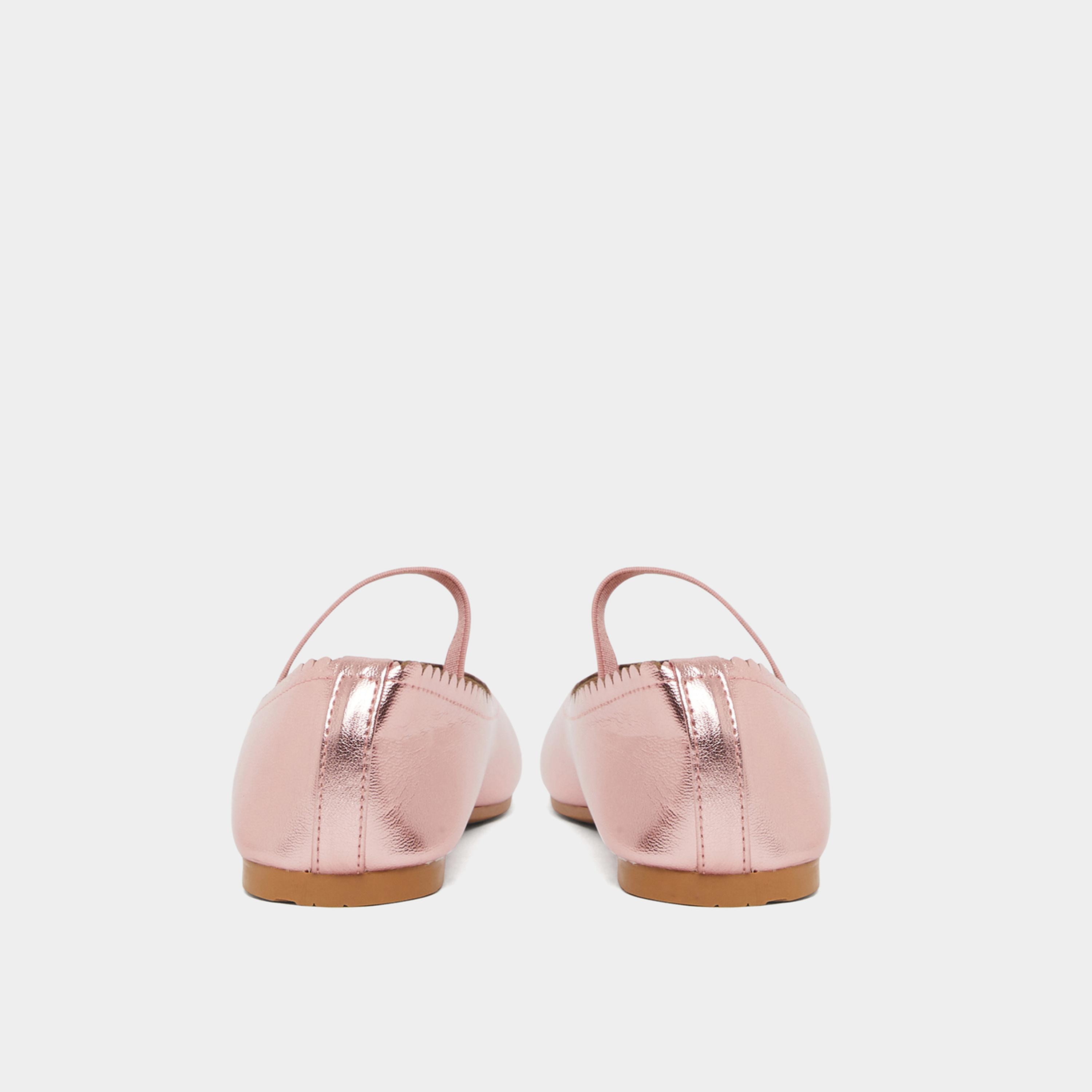 ستايلي - حذاء باليرينا برأس مستدير لامع للبنات-girls-shoes-ballerinas-image-4