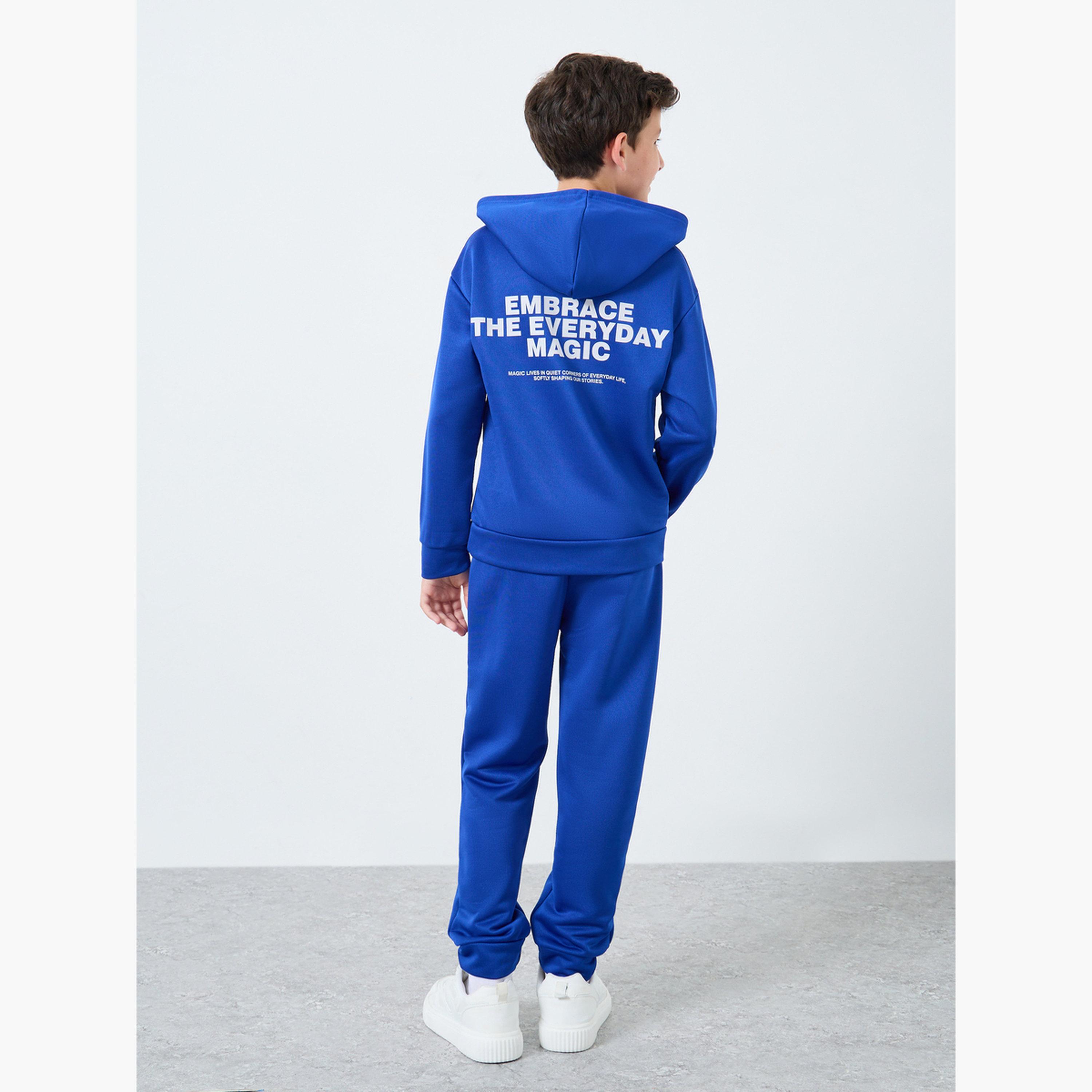 Styli Boys Blue Graphic Hoodie and Jogger Set-boys-clothing-setsandcoords-image-3