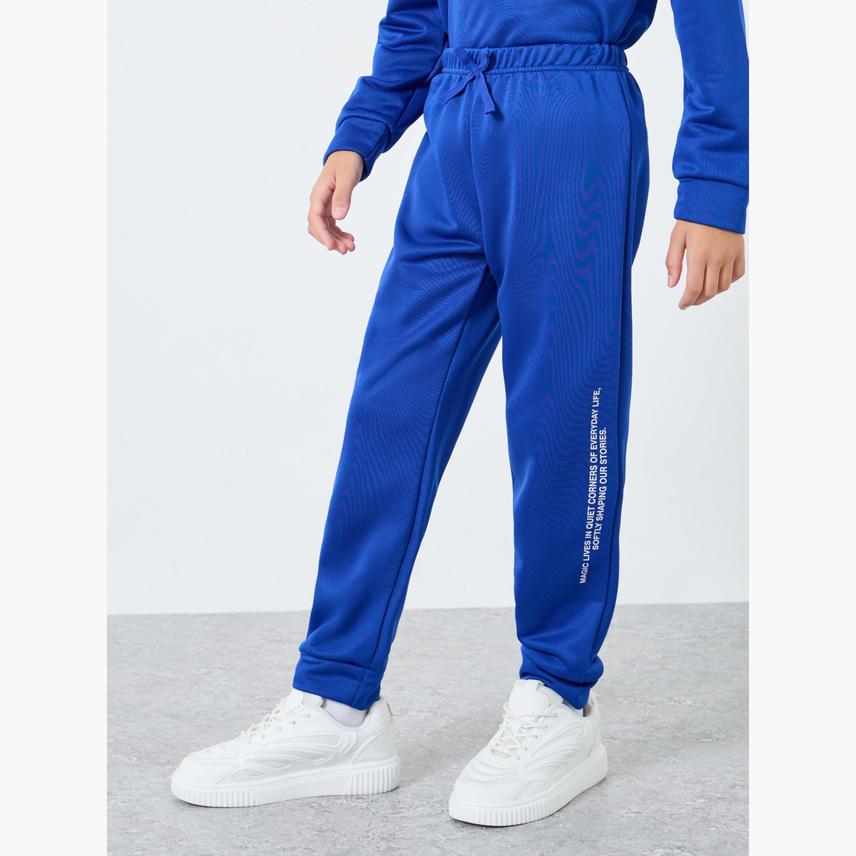 ستايلي - طقم هودي وبنطال رياضي باللون الأزرق للأولاد-boys-clothing-setsandcoords-image-6