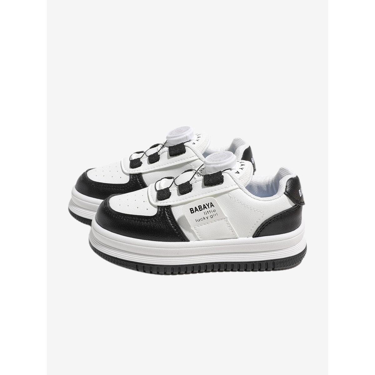 حذاء سنيكرز بتفاصيل ألواح ورباط مطاطي-boys-shoes-sneakers-image-1