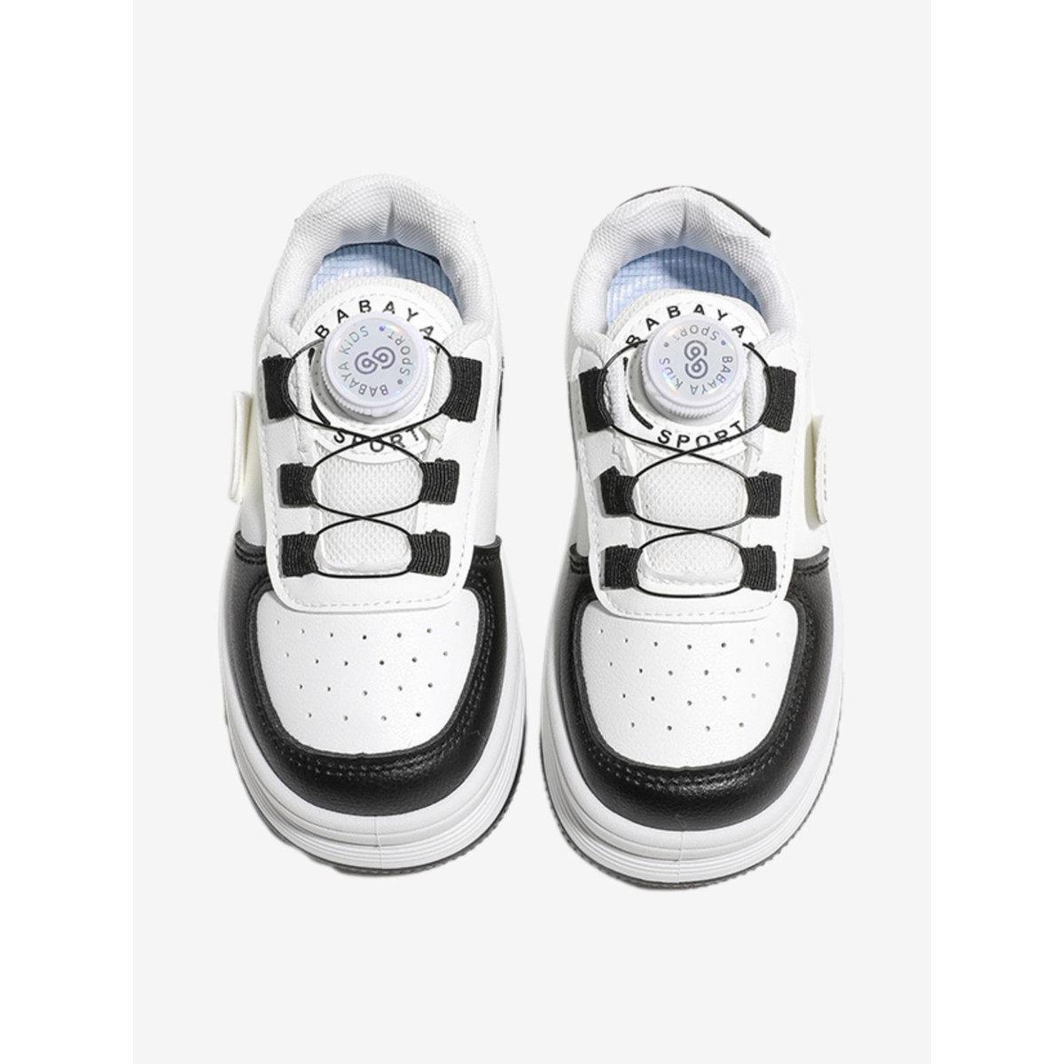 حذاء سنيكرز بتفاصيل ألواح ورباط مطاطي-boys-shoes-sneakers-image-3