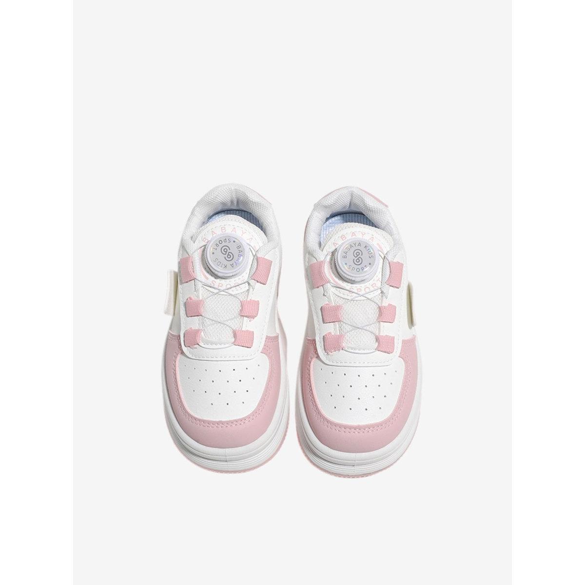 حذاء سنيكرز بتفاصيل ألواح ورباط مطاطي-girls-shoes-sneakers-image-2