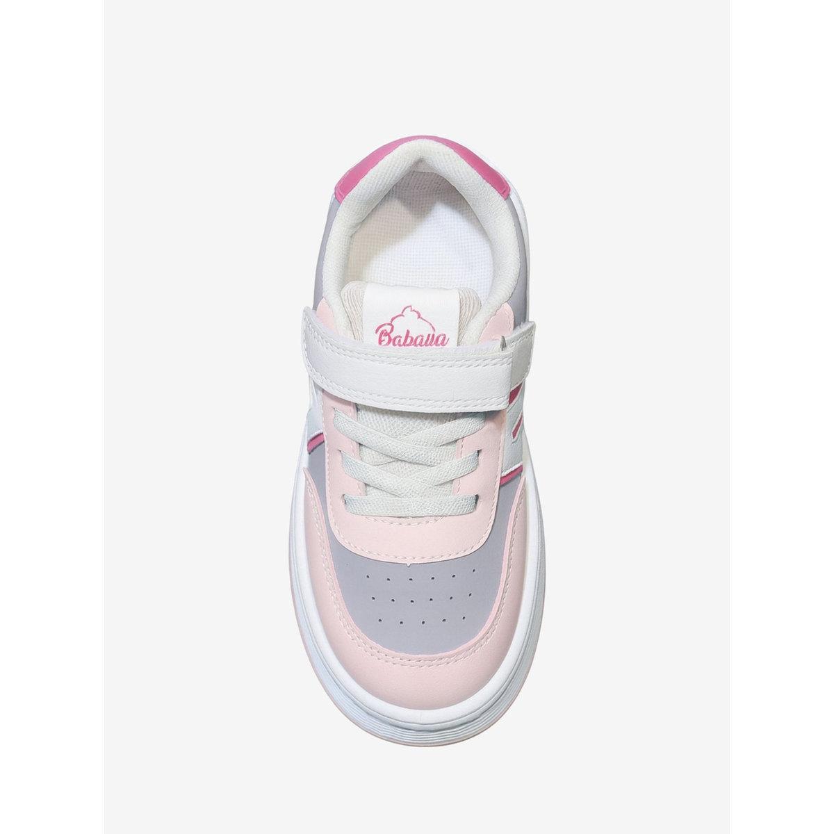 Babaya X Styli Girls Color Block Hook and Loop Sneakers-girls-shoes-sneakers-image-3