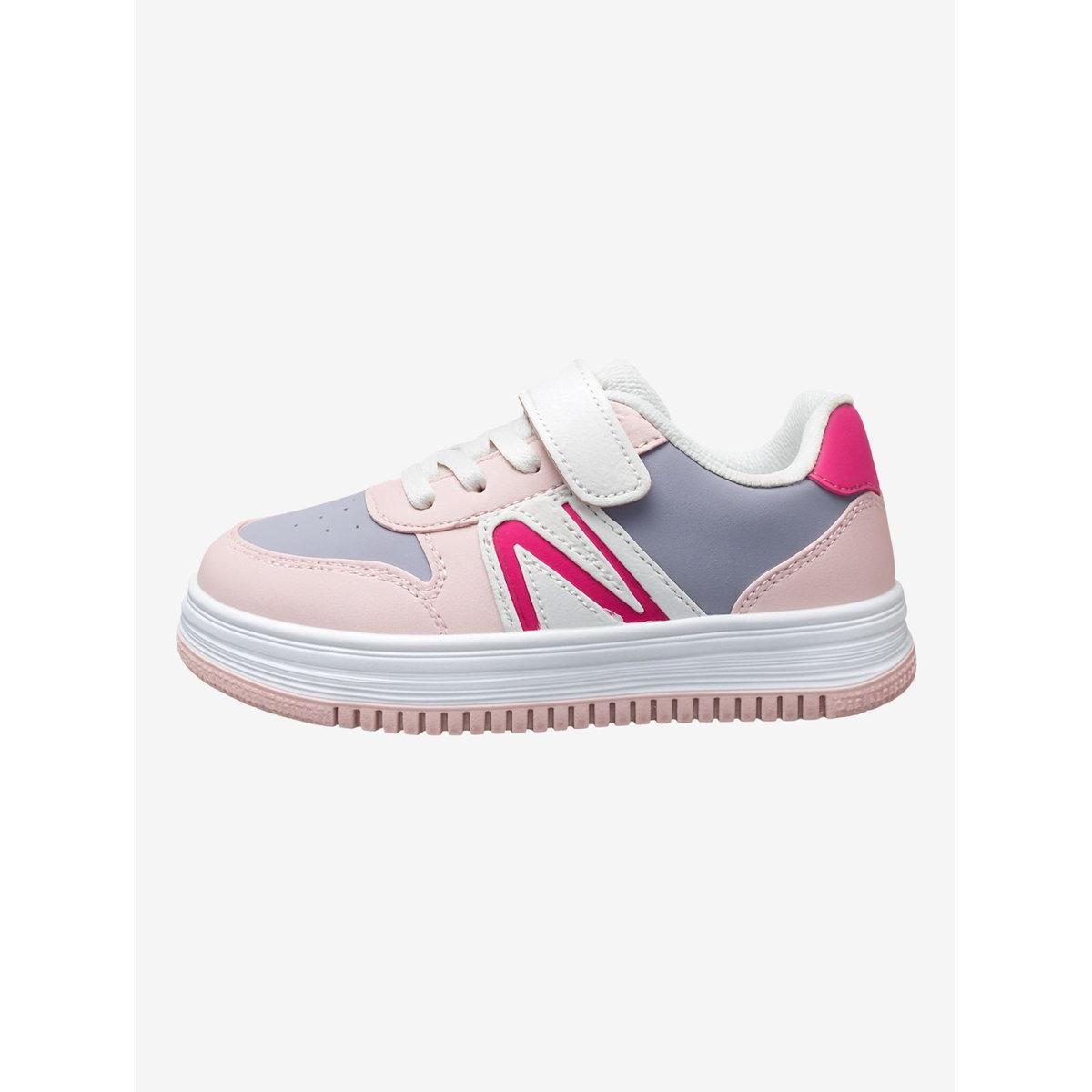 Babaya X Styli Girls Color Block Hook and Loop Sneakers-girls-shoes-sneakers-image-4
