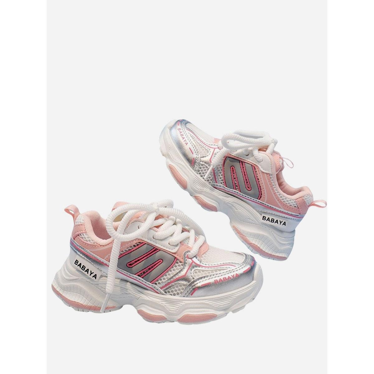 حذاء سنيكرز بتفاصيل بارزة الملمس-girls-shoes-sneakers-image-2