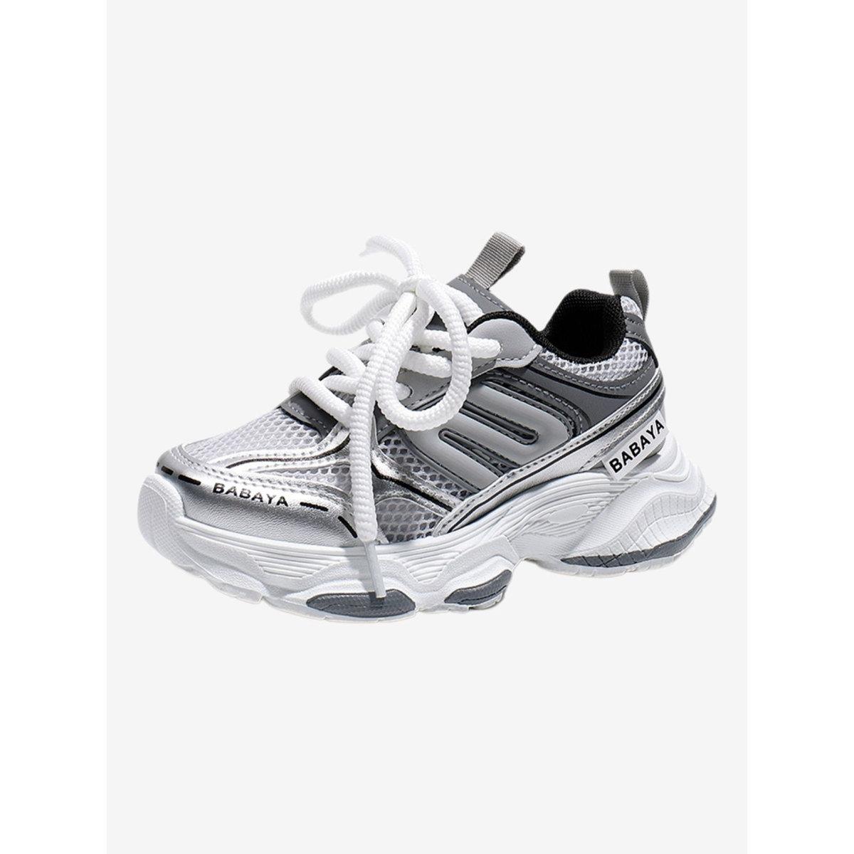 Babaya X Styli Boys Textured Lace Up Sneakers-boys-shoes-sneakers-image-2