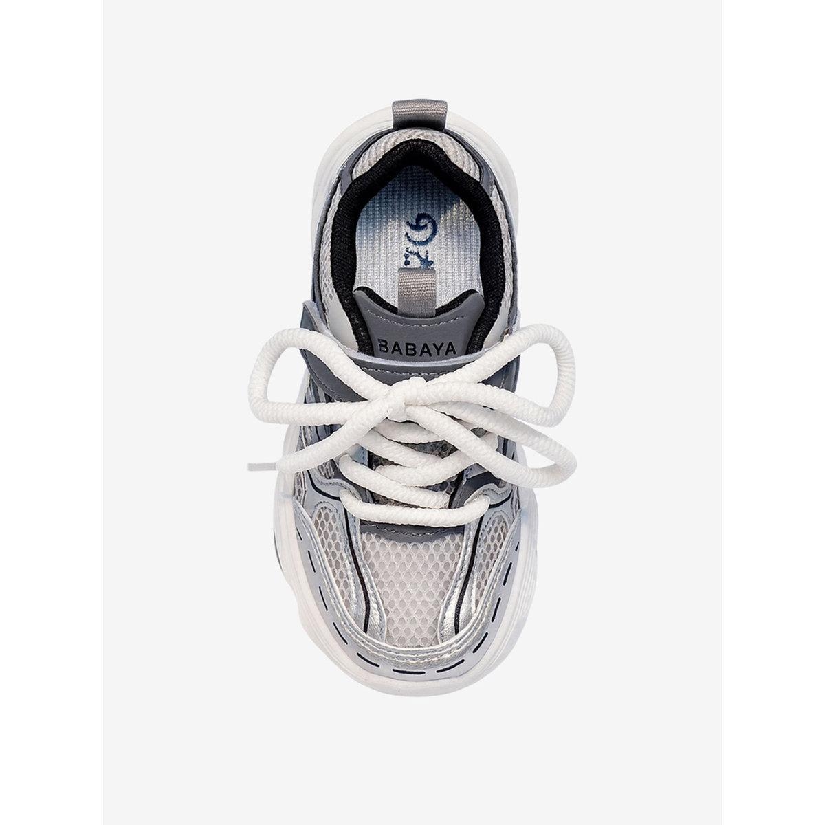 Babaya X Styli Boys Textured Lace Up Sneakers-boys-shoes-sneakers-image-3