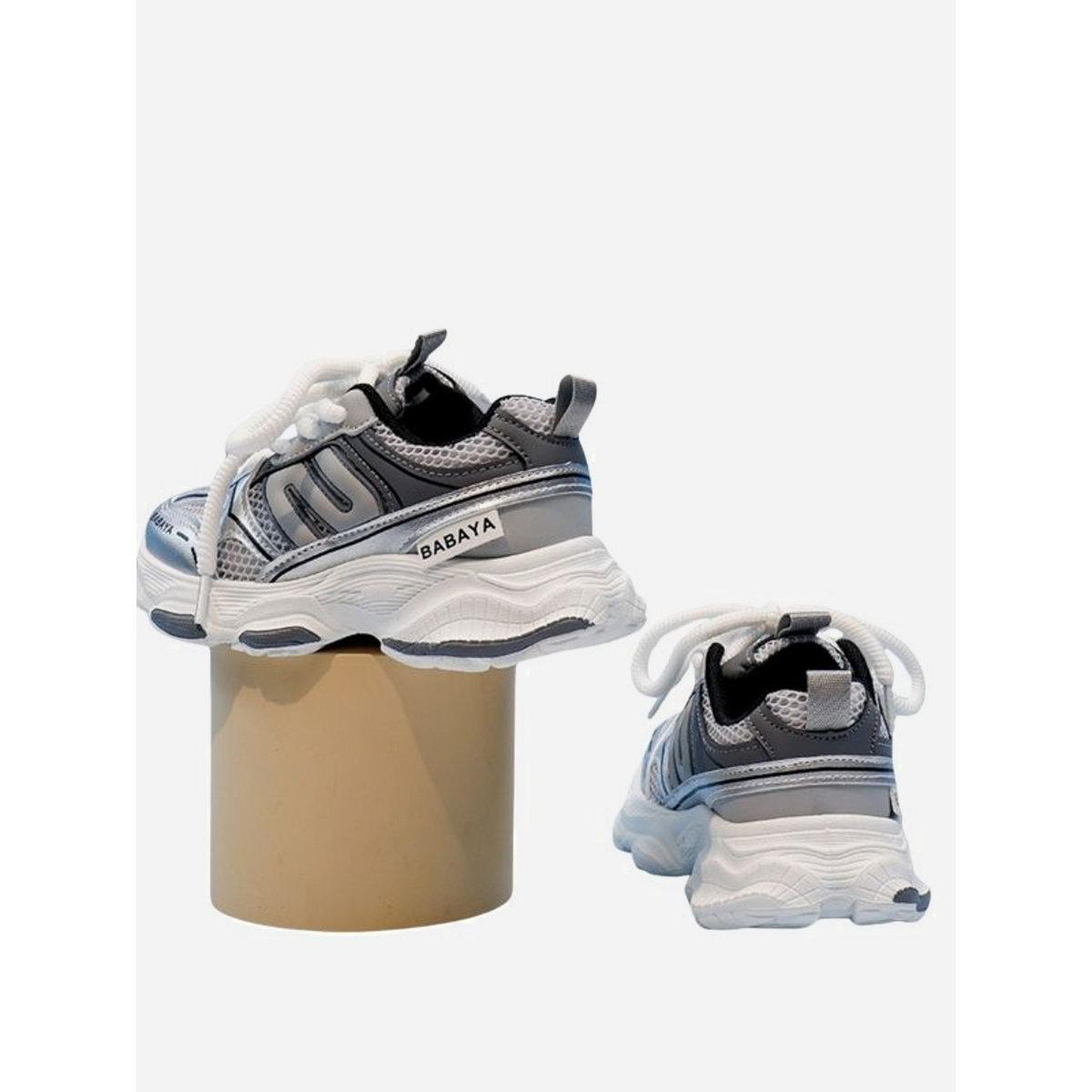 Babaya X Styli Boys Textured Lace Up Sneakers-boys-shoes-sneakers-image-5