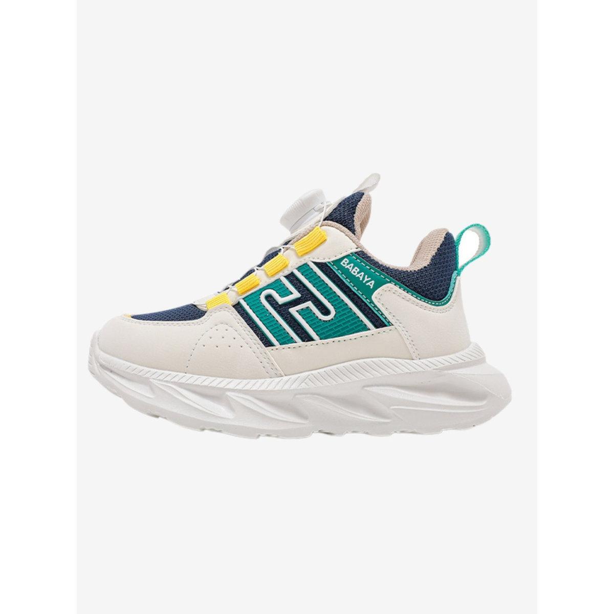 Babaya X Styli Boys Panelled Sneakers with Stretch Lace-boys-shoes-sneakers-image-2