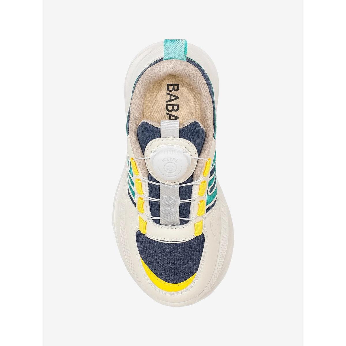 Babaya X Styli Boys Panelled Sneakers with Stretch Lace-boys-shoes-sneakers-image-4