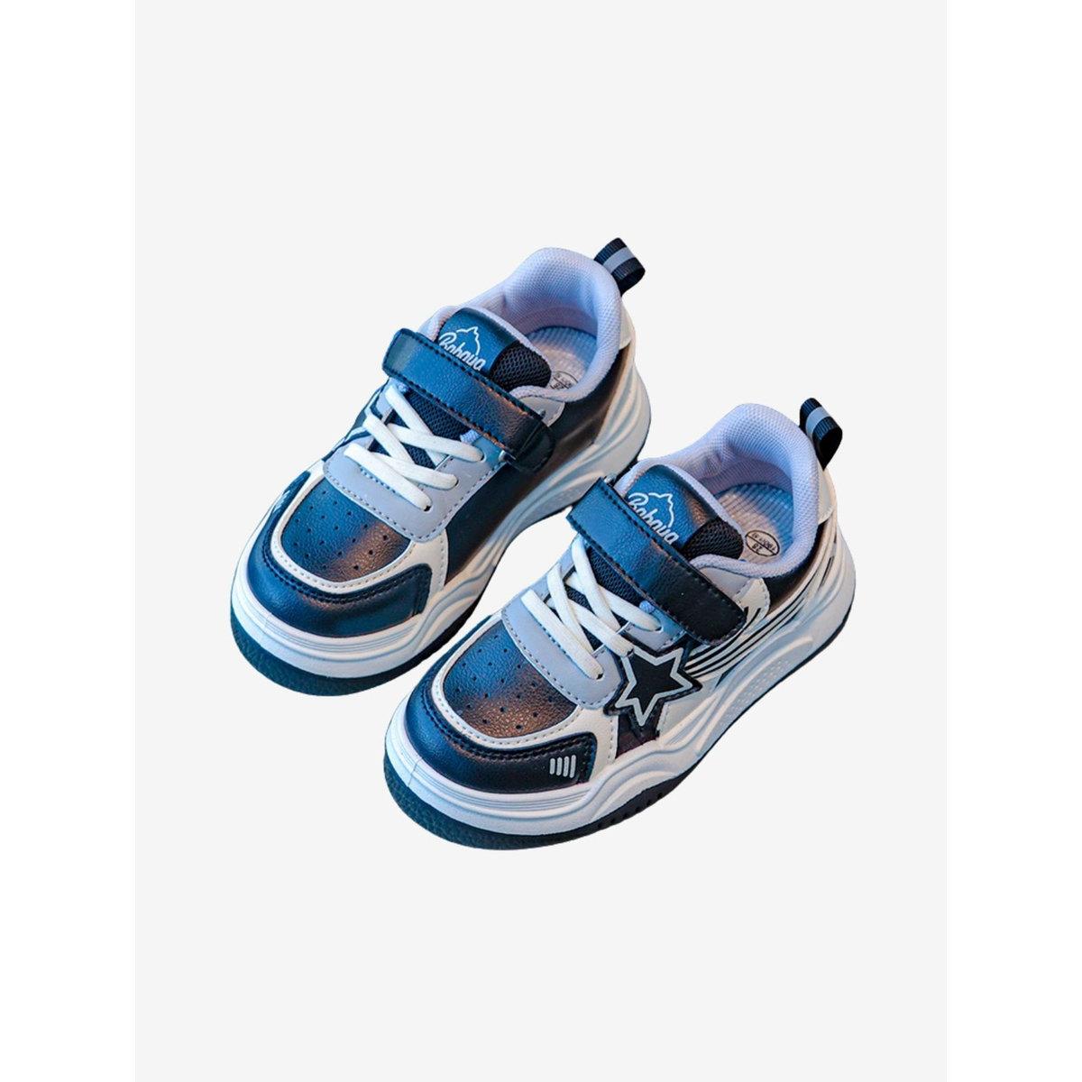 Babaya X Styli Star Applique Lace Up Sneakers-girls-shoes-sneakers-image-1