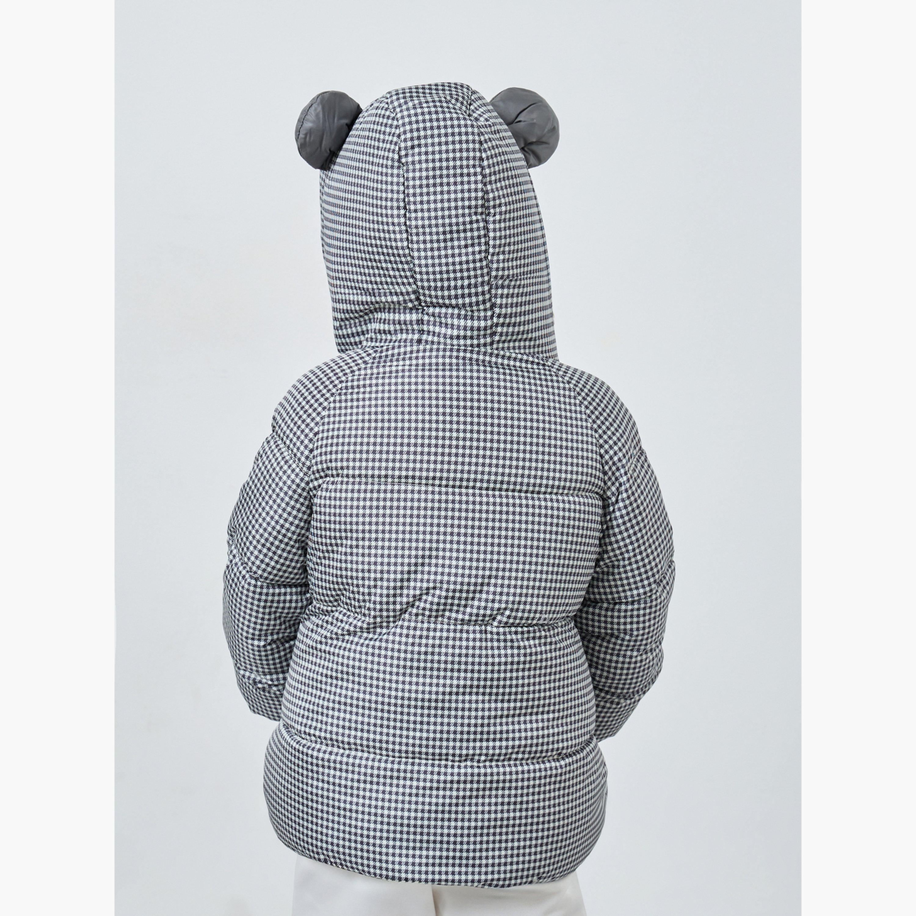 ستايلي - جاكيت منفوخ رمادي اللون مطبوع عليه مربعات للأولاد-boys-clothing-jacketsandcoats-image-4