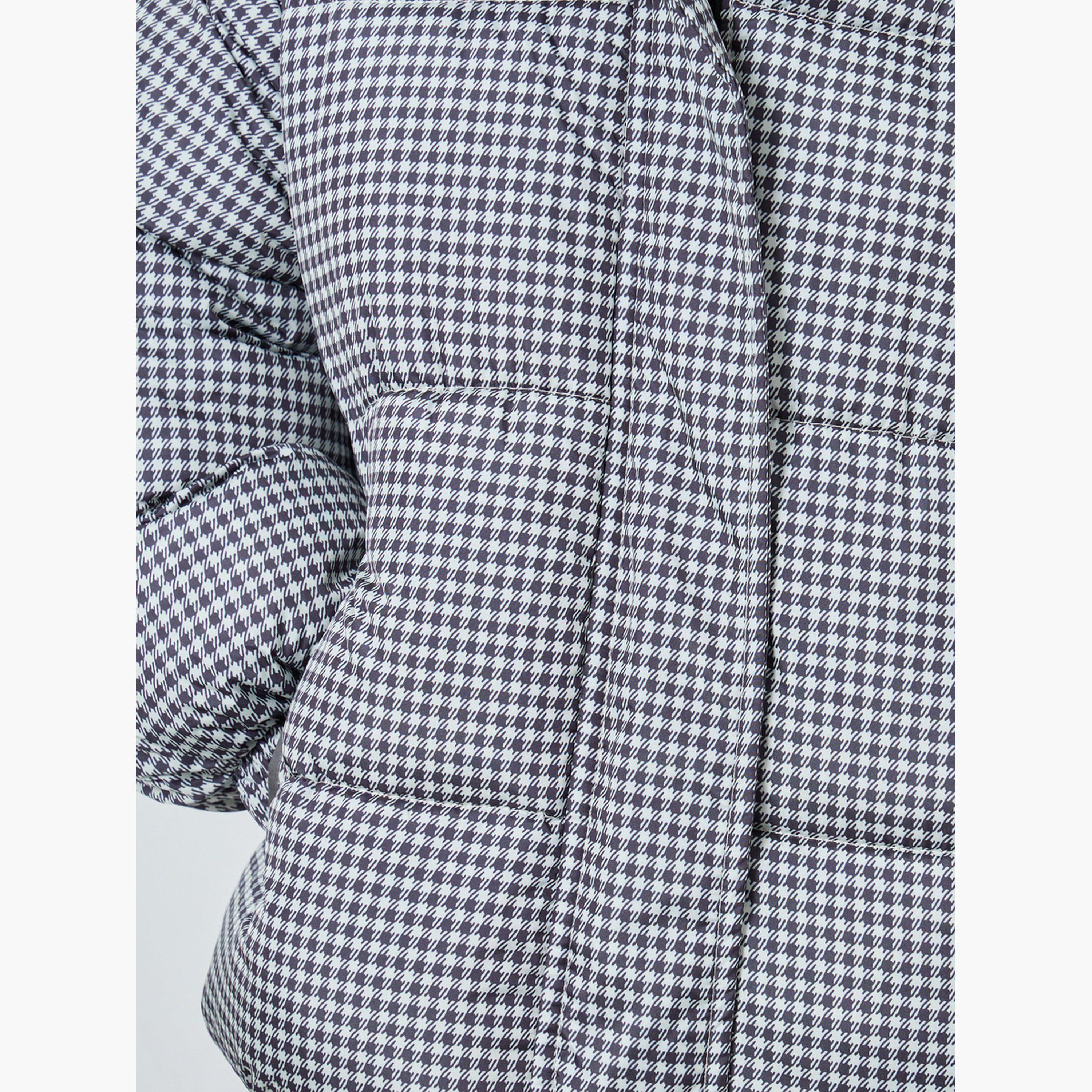ستايلي - جاكيت منفوخ رمادي اللون مطبوع عليه مربعات للأولاد-boys-clothing-jacketsandcoats-image-5