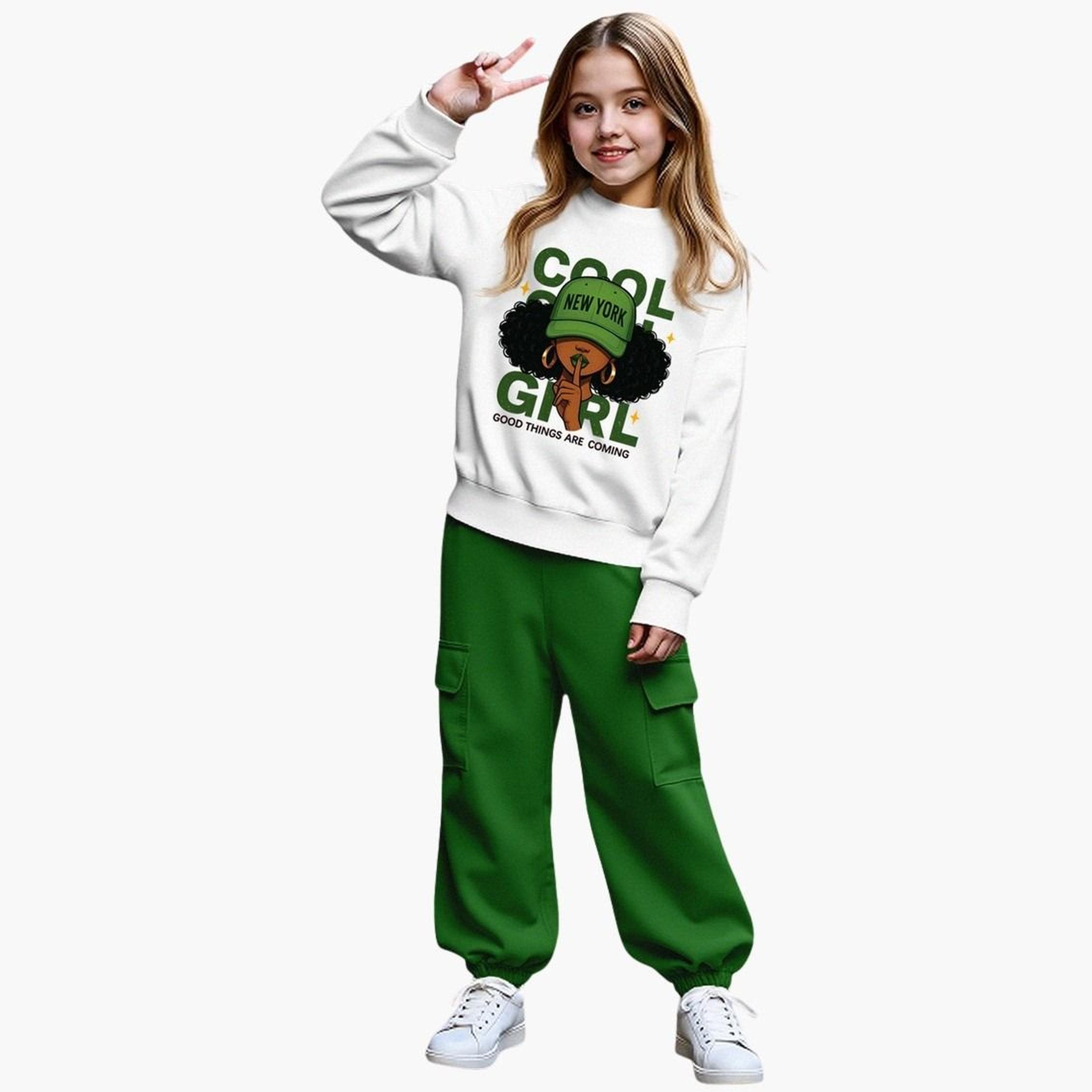 تيك تو - طقم سويت شيرت وبنطال رياضي برسومات جرافيكية رائعة للمراهقين-girls-clothing-setsandcoords-image-1