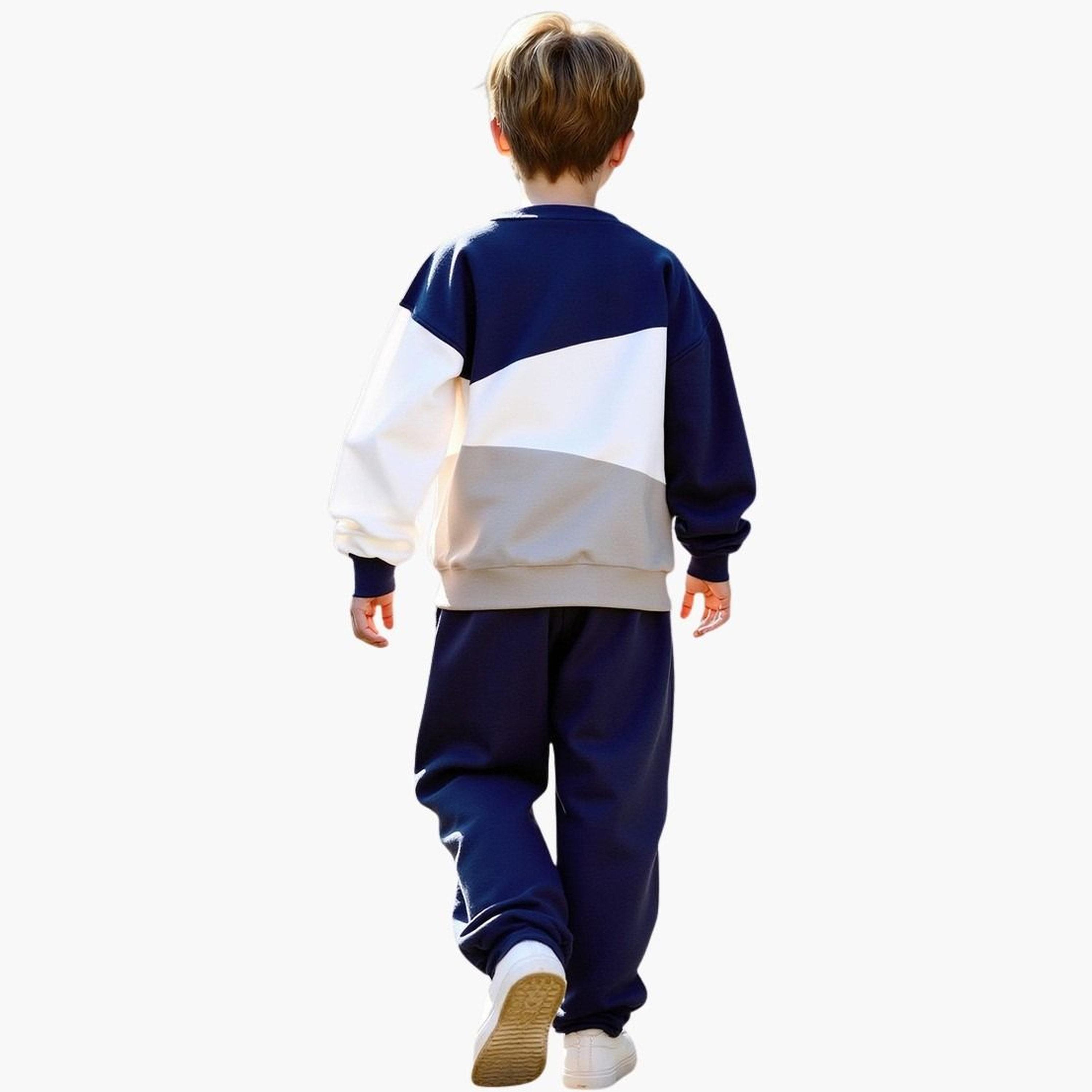 Take Two Teens Color Block Sweatshirt and Joggers Set-boys-clothing-setsandcoords-image-5