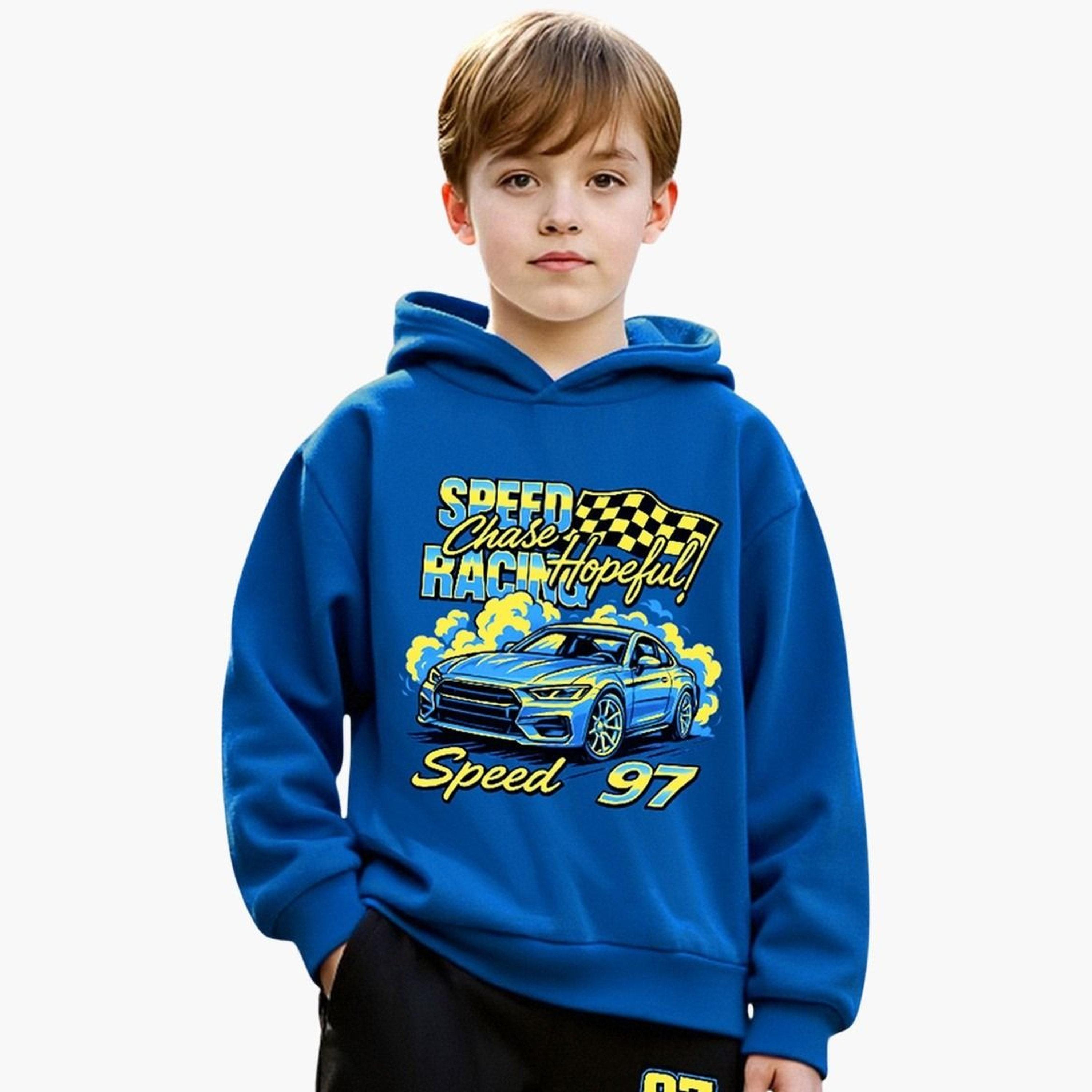 Take Two Teens Racing Car Hoodie and Joggers Set-boys-clothing-setsandcoords-image-3