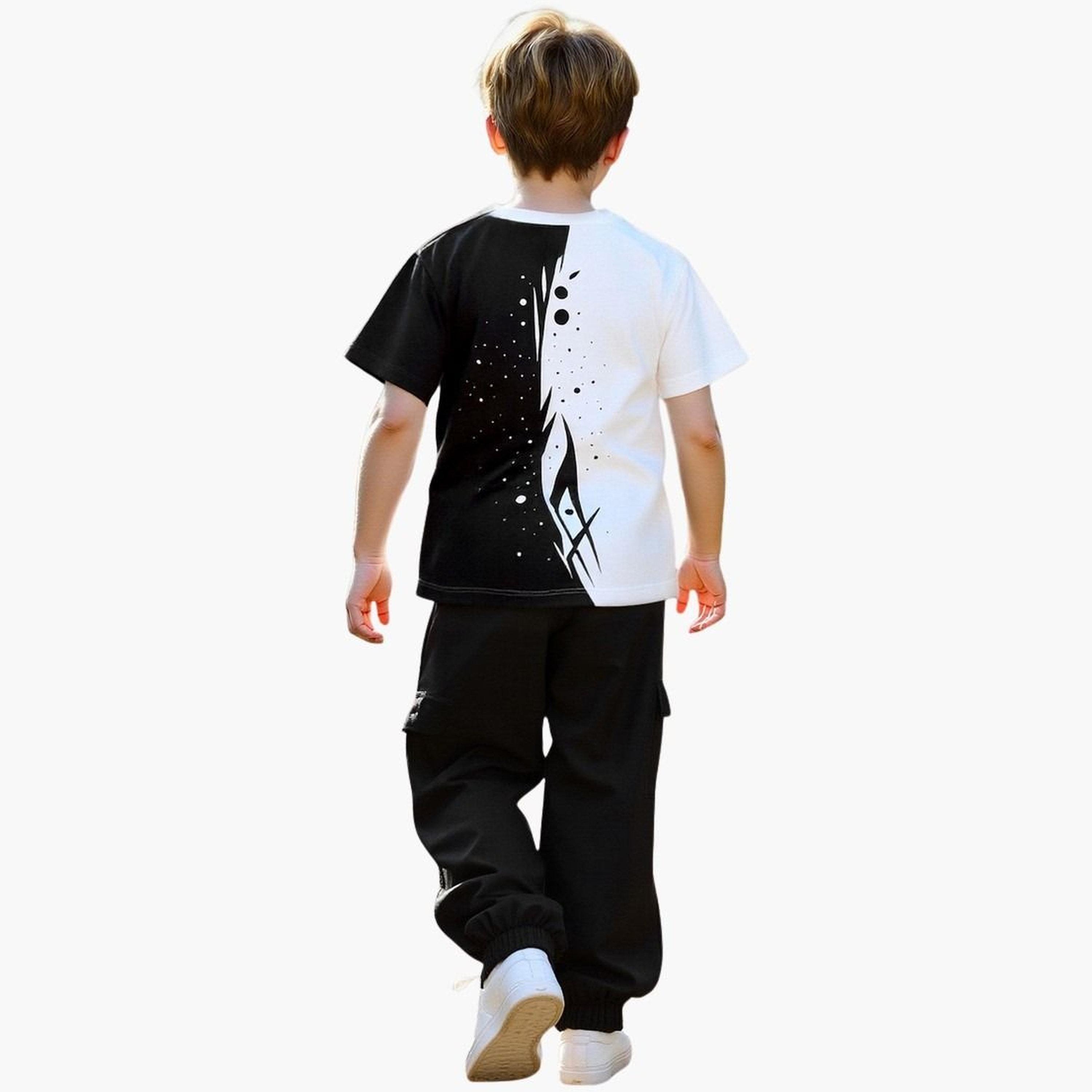 Take Two Teens Car Graphic T-Shirt and Joggers Set-boys-clothing-setsandcoords-image-5