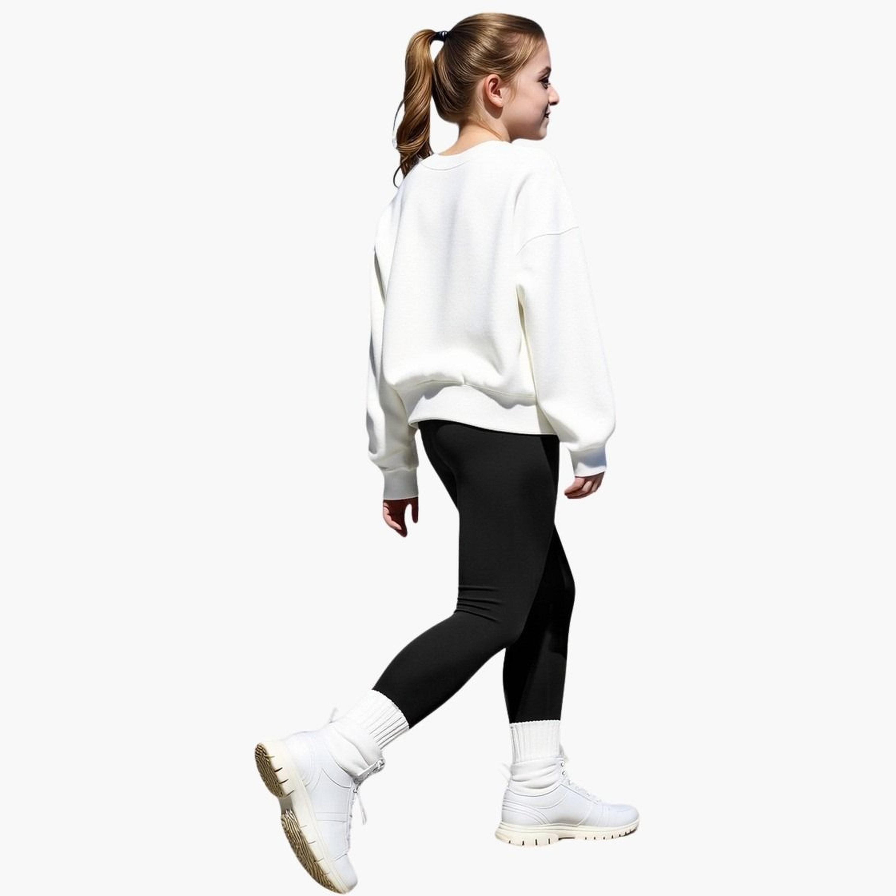 تيك تو - طقم سويت شيرت وبنطال ضيق للمراهقين-girls-clothing-setsandcoords-image-5